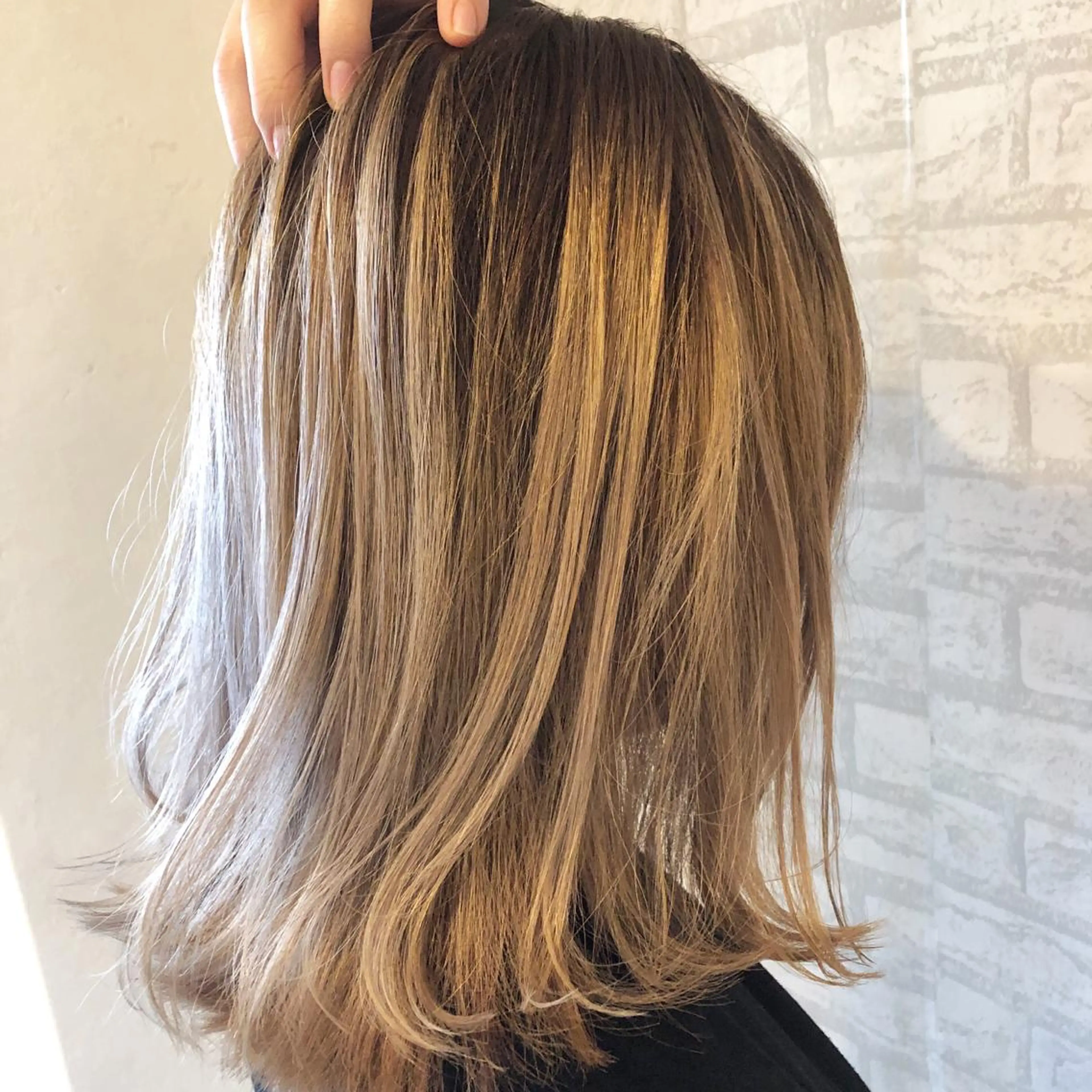 ショート カラー ブリーチ ハイトーンカラー JILBLAN京都 ショート/ハイライトのヘアスタイル