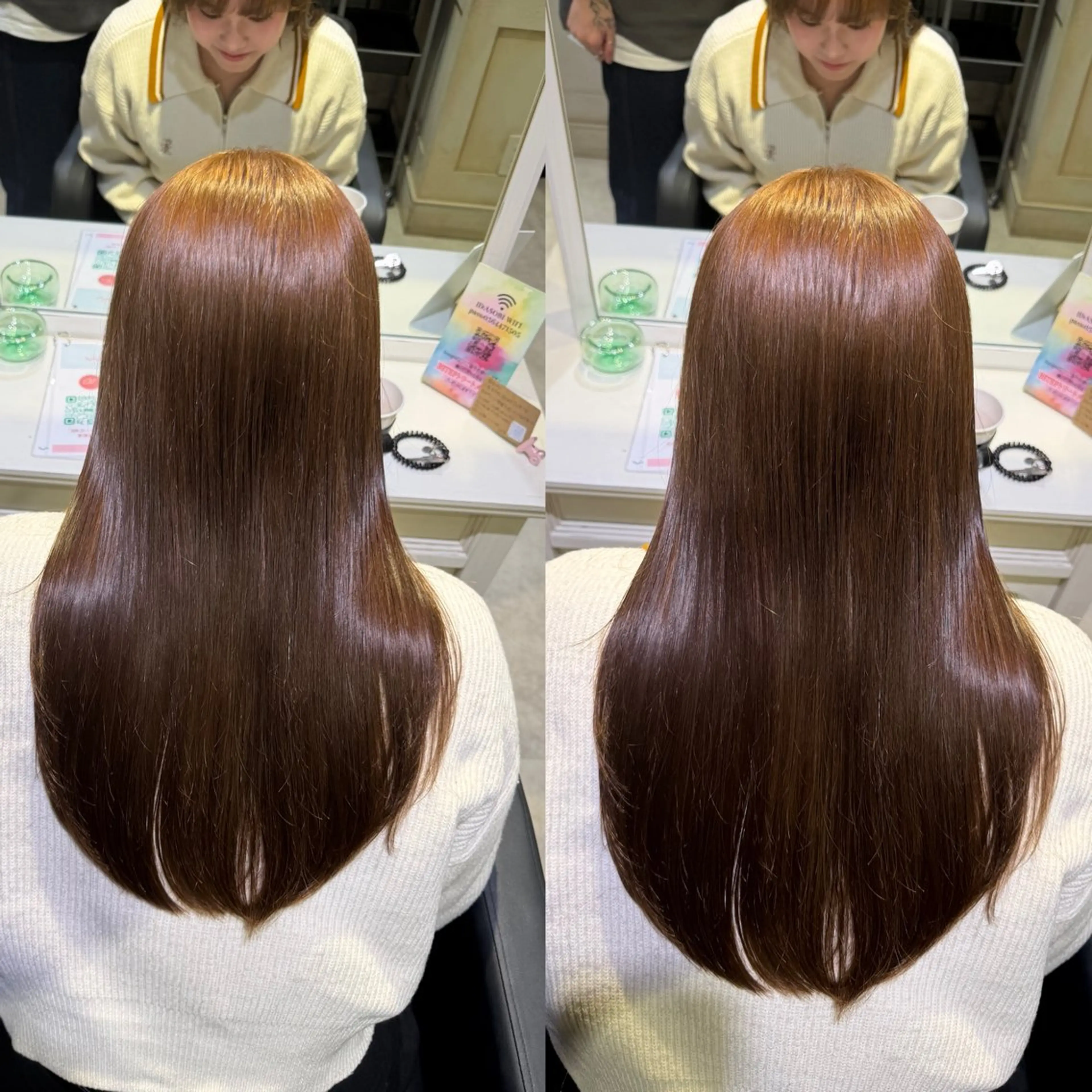 セミロング 【YUTO】確実に 髪を綺麗にするプロ。のヘアスタイル