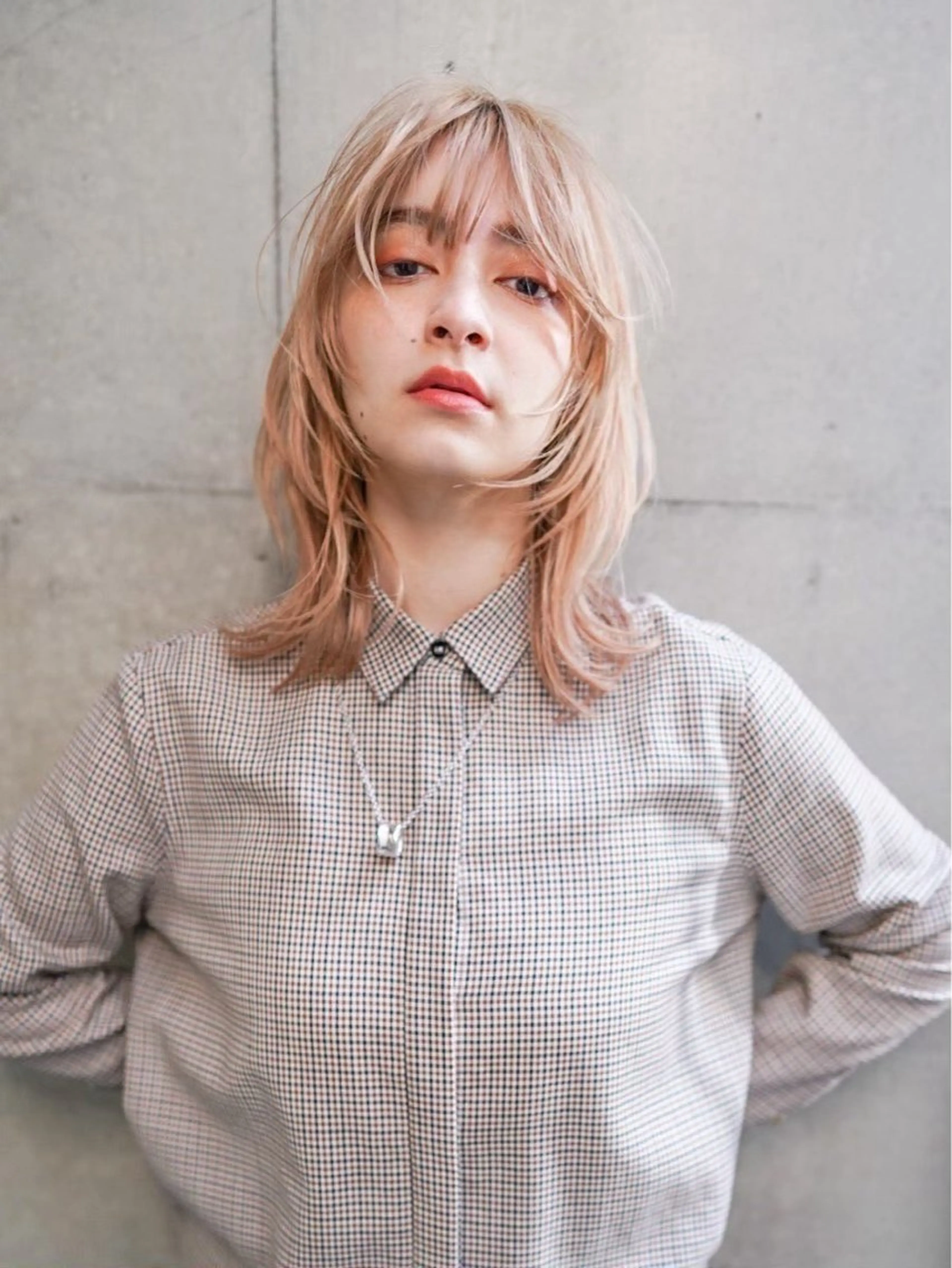 セミロング カラー MISAKI🪐 💫のヘアスタイル