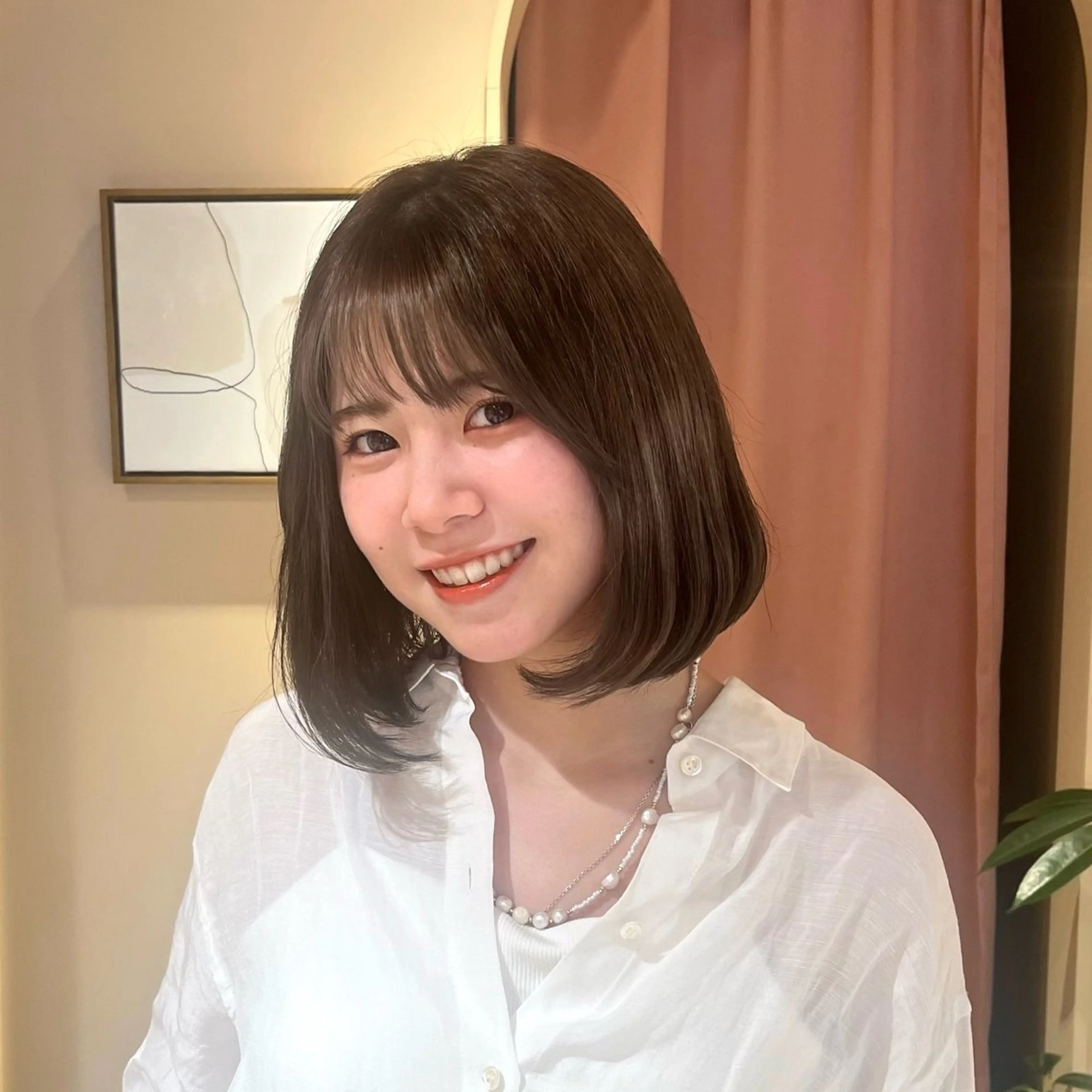 ショート カラー ヘアカラー トリートメント ヘッドスパ coyumi / 𝘦 𝘮 𝘶のヘアスタイル