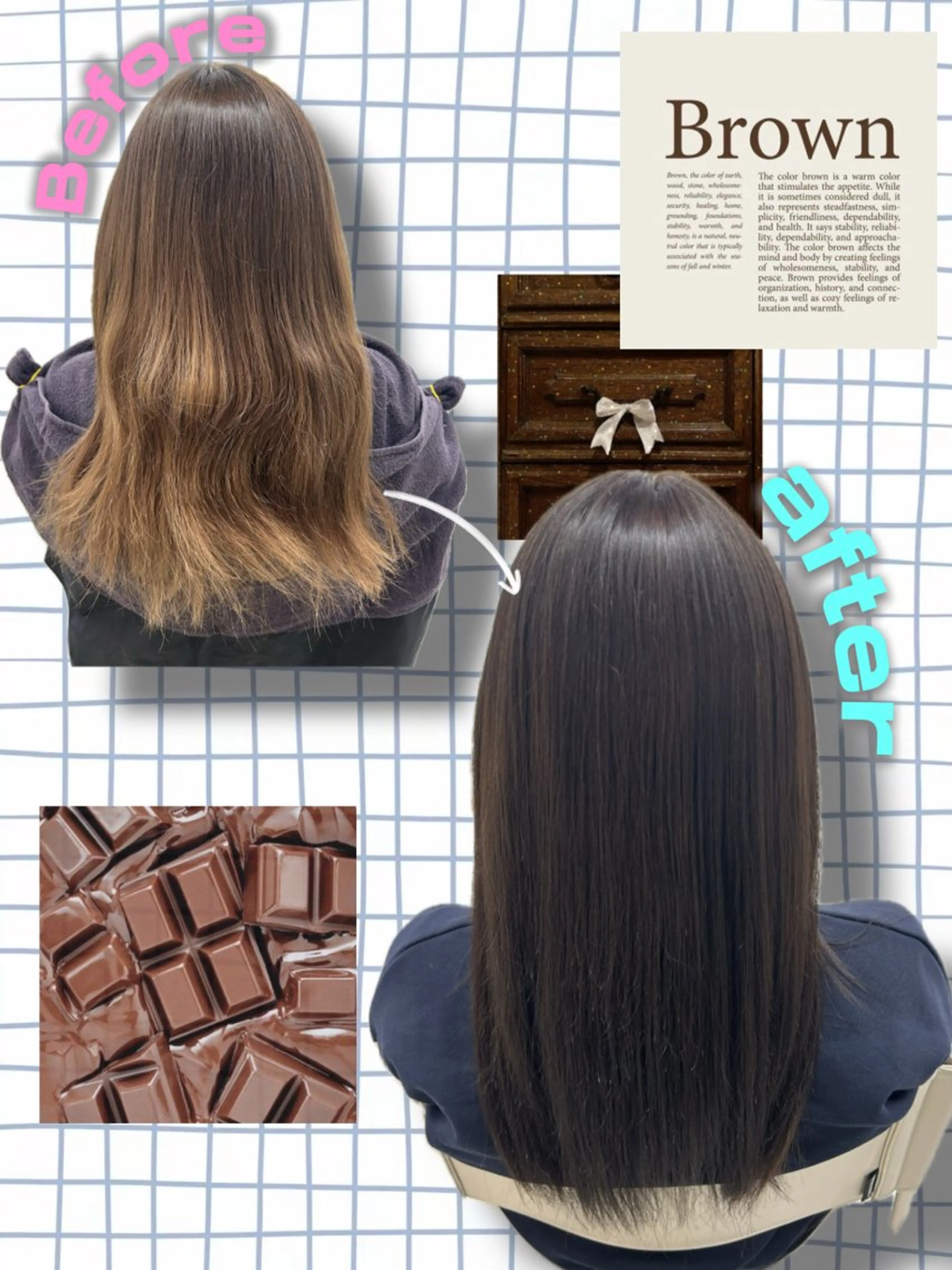 ロング カラー ブラウンカラー ショコラブラウン 透明感カラー ヘアカラー 透明感カラー/暗髪/ ブリーチ/reinaのヘアスタイル