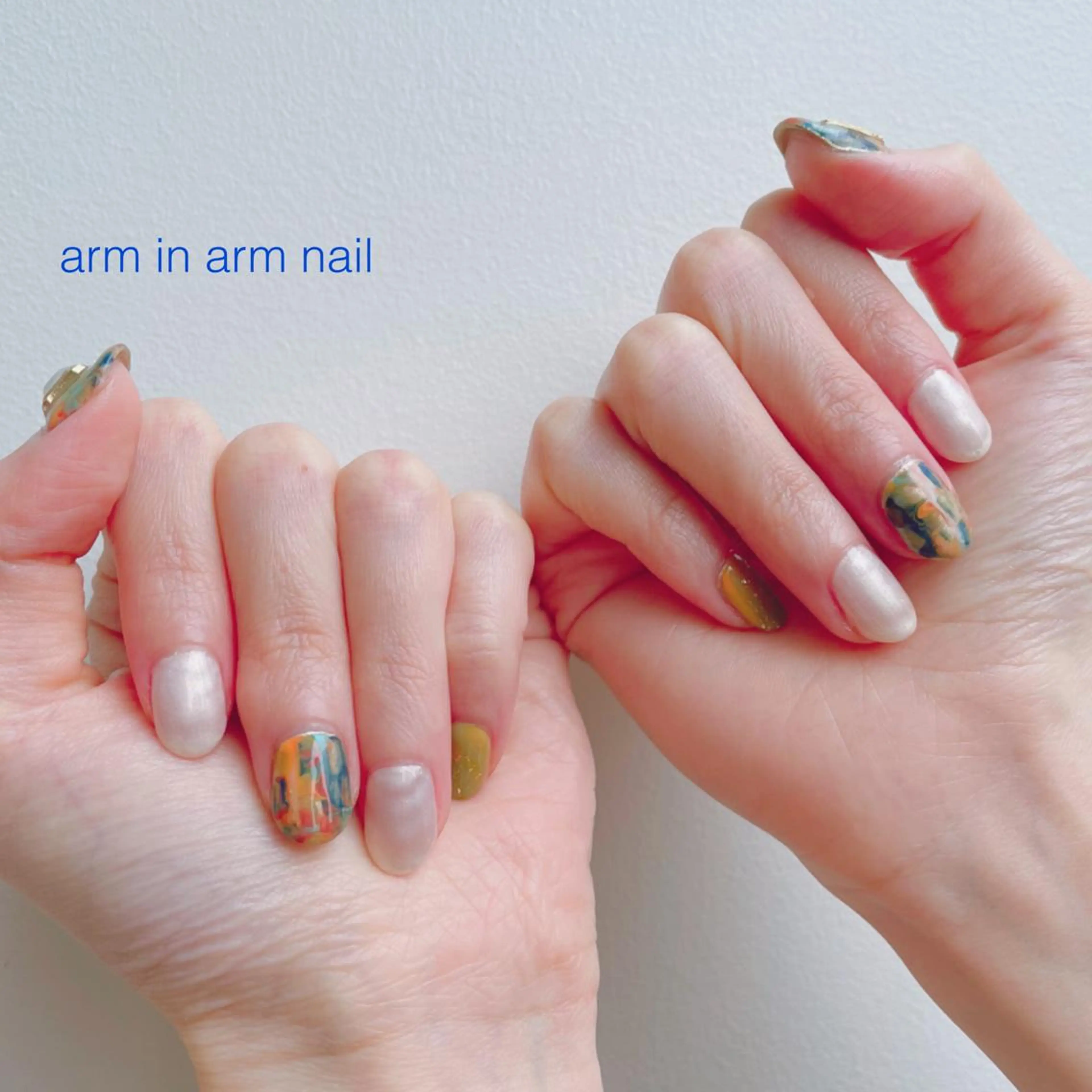 ネイル arm in arm ︎✿Yamamotoのマツエク・マツパデザイン