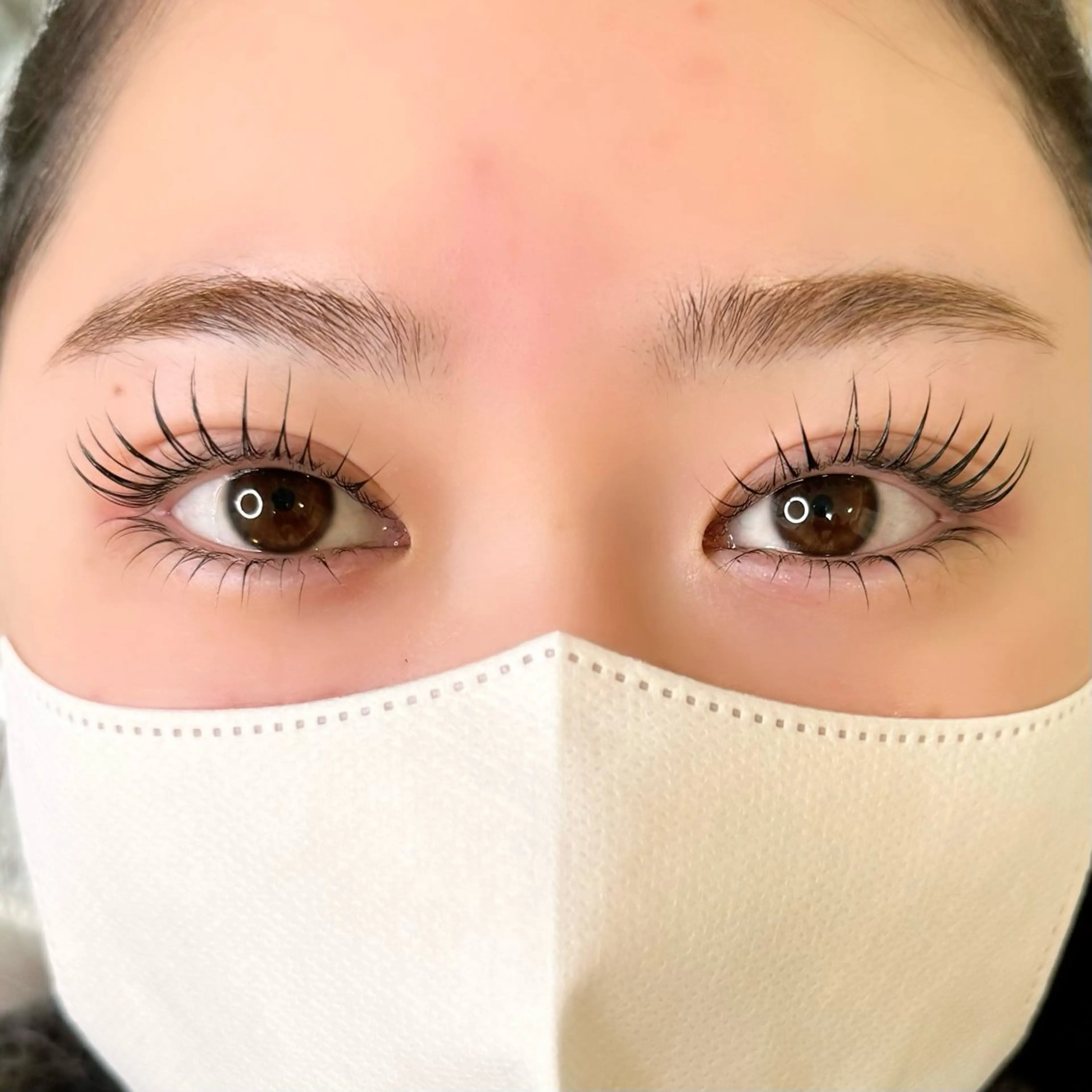 デカ目&小顔効果🥳上下◇パリジェンヌ/デザインラッシュリフト🍓贅沢3stepトリートメント、うる艶コーティング付😻の写真