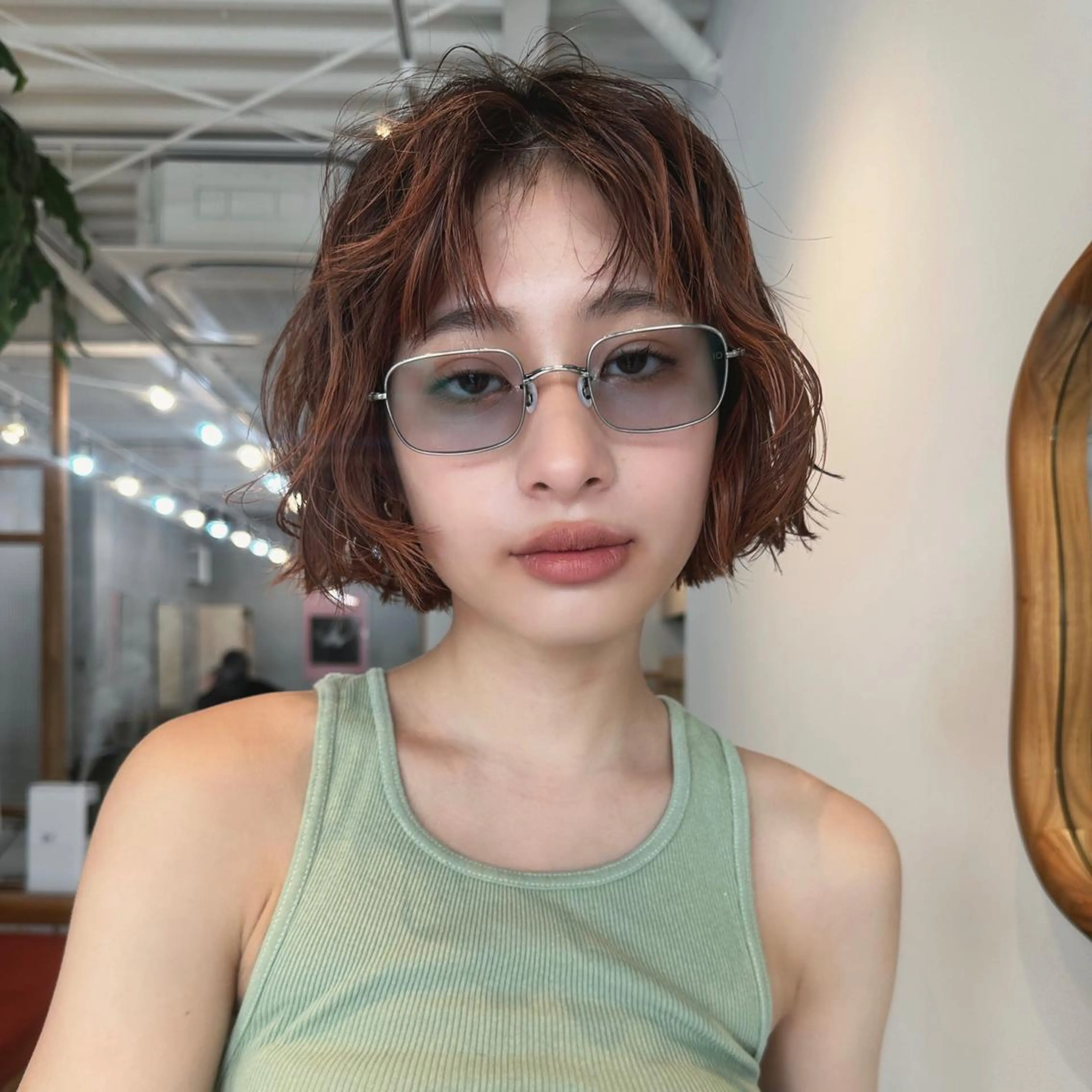ショート カラー honoka ikegamiのヘアスタイル