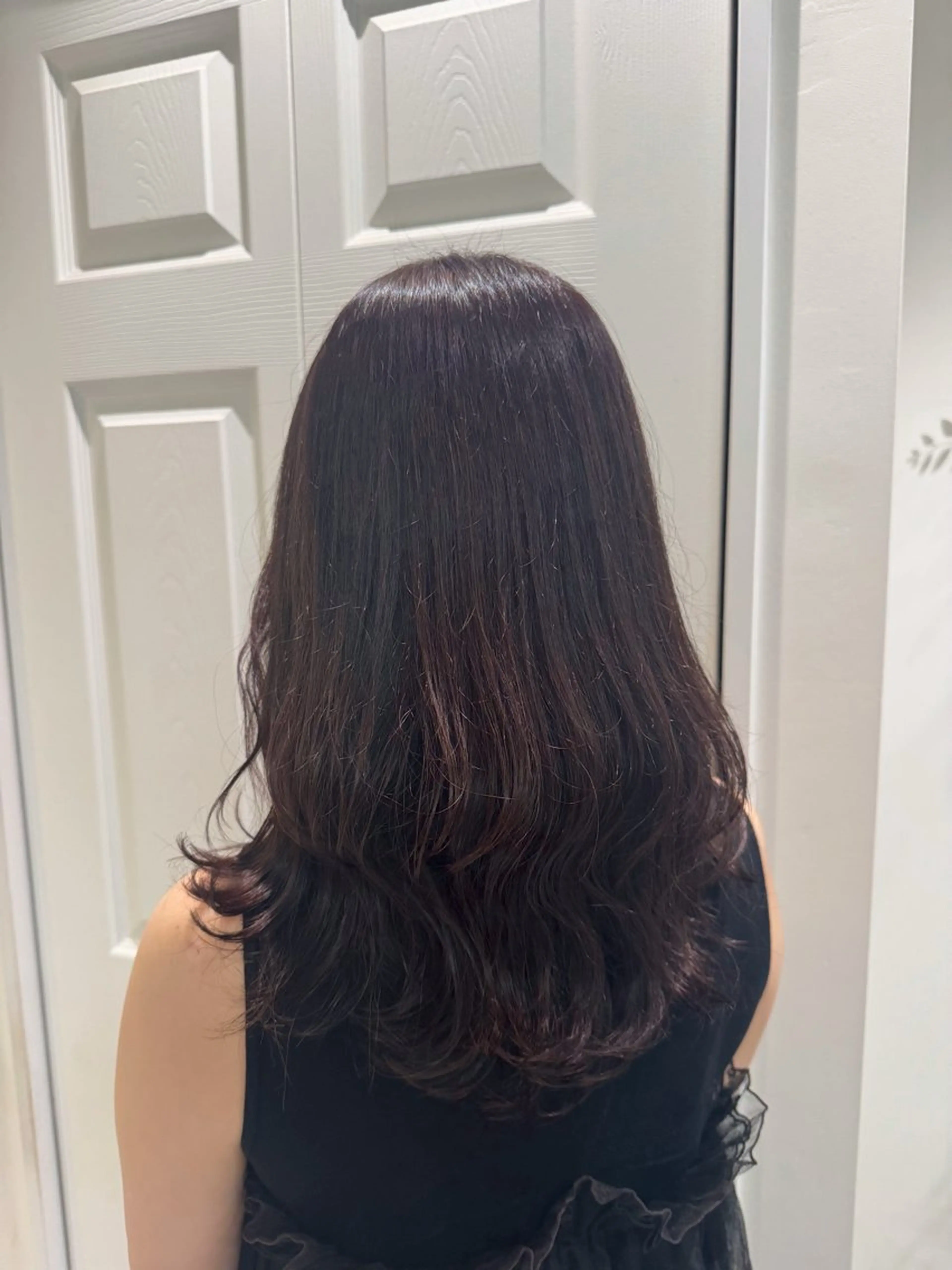 ミディアム カラー かねこ くれはのヘアスタイル