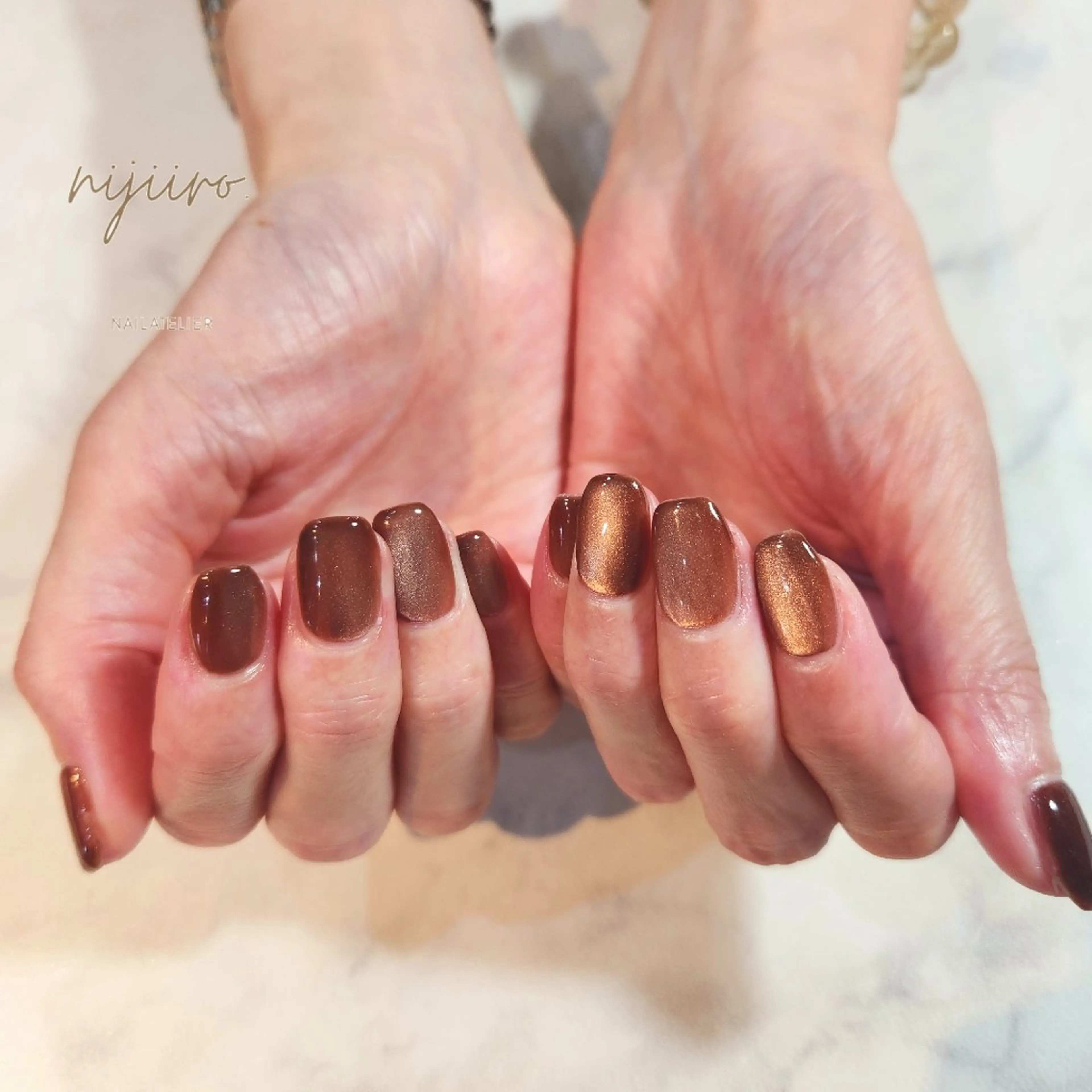 ネイル ハンドネイル nailatelier nijiiro.所属・nijiiro🌈 サトウのネイルデザイン