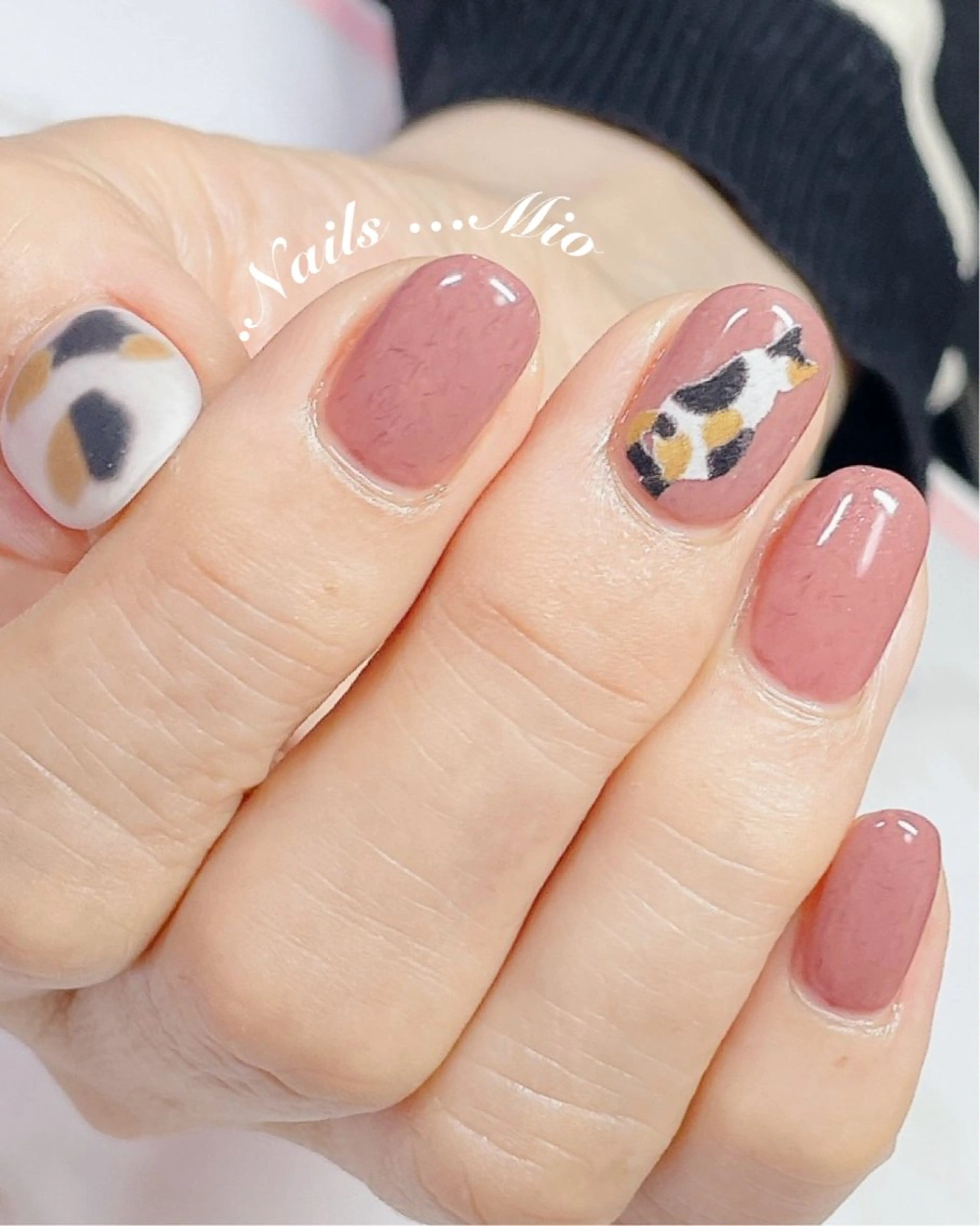 ネイル アートネイル ジェルネイル 持ち込み ワンカラーネイル .Nails Mio 赤羽西ネイルサロンのネイルデザイン