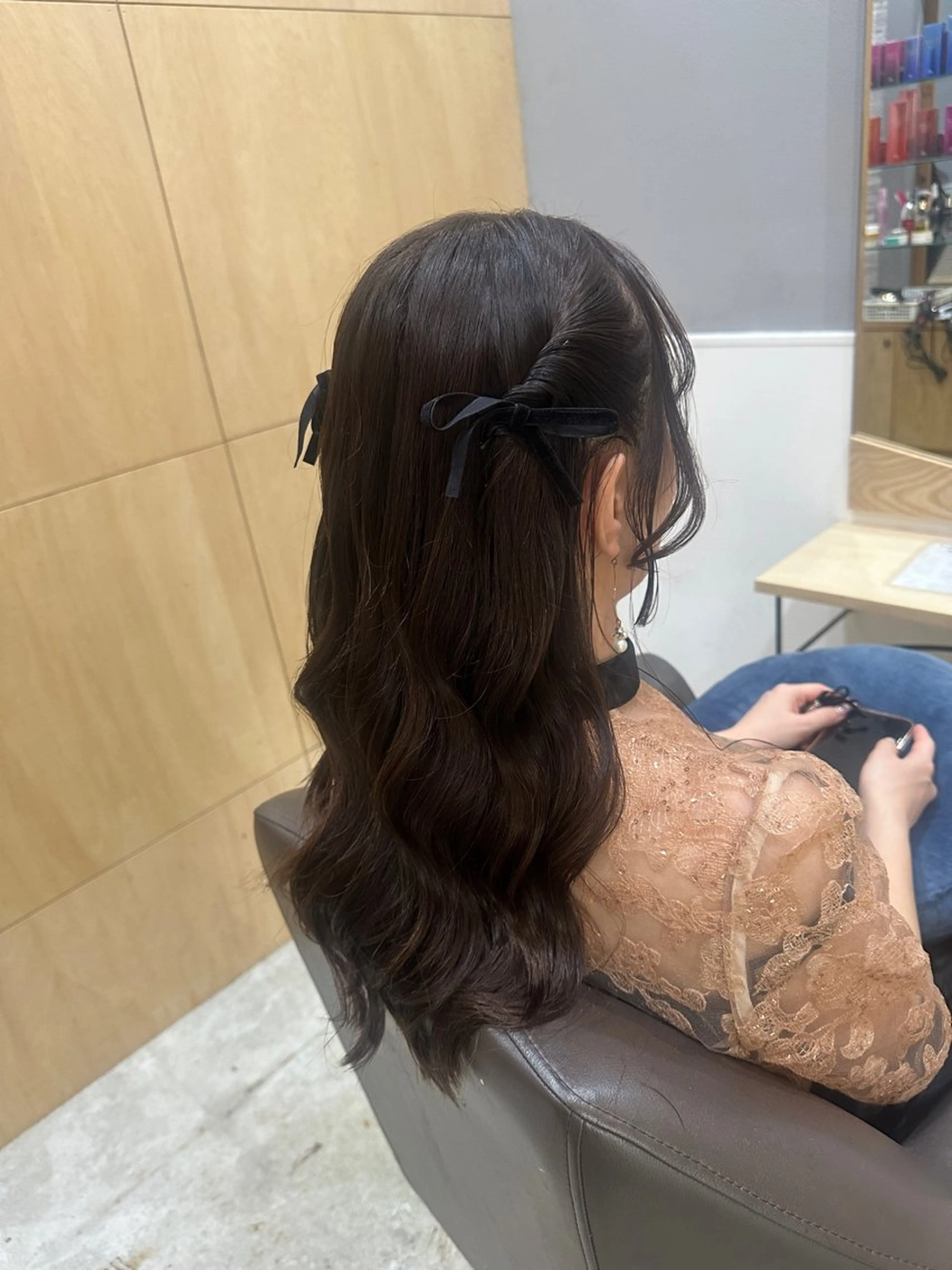 ミディアム ヘアセット miloc MOMOKAのヘアスタイル