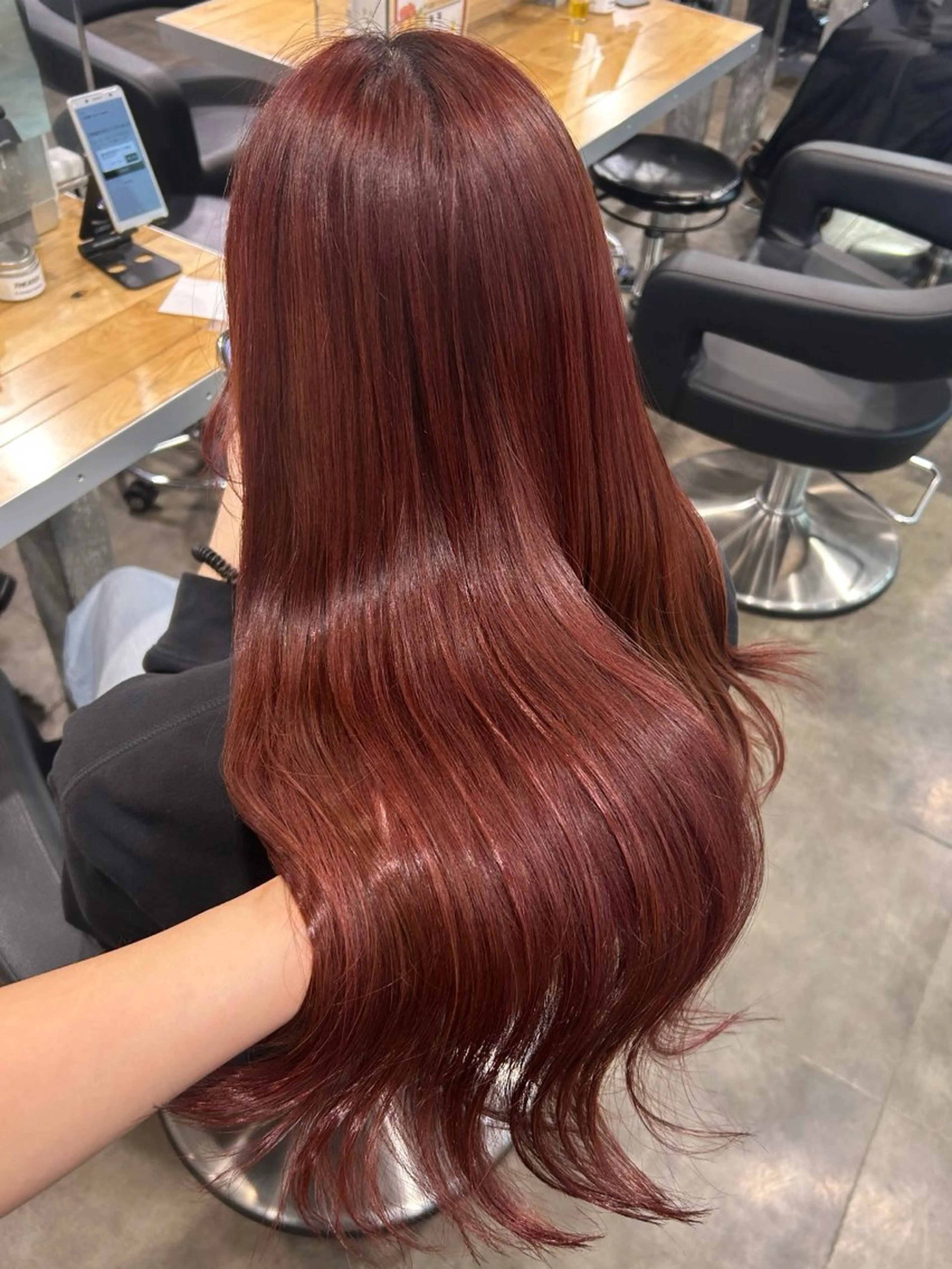 ロング カラー IS所属・横浜美容室/透明感 カラー/レイヤーのヘアスタイル