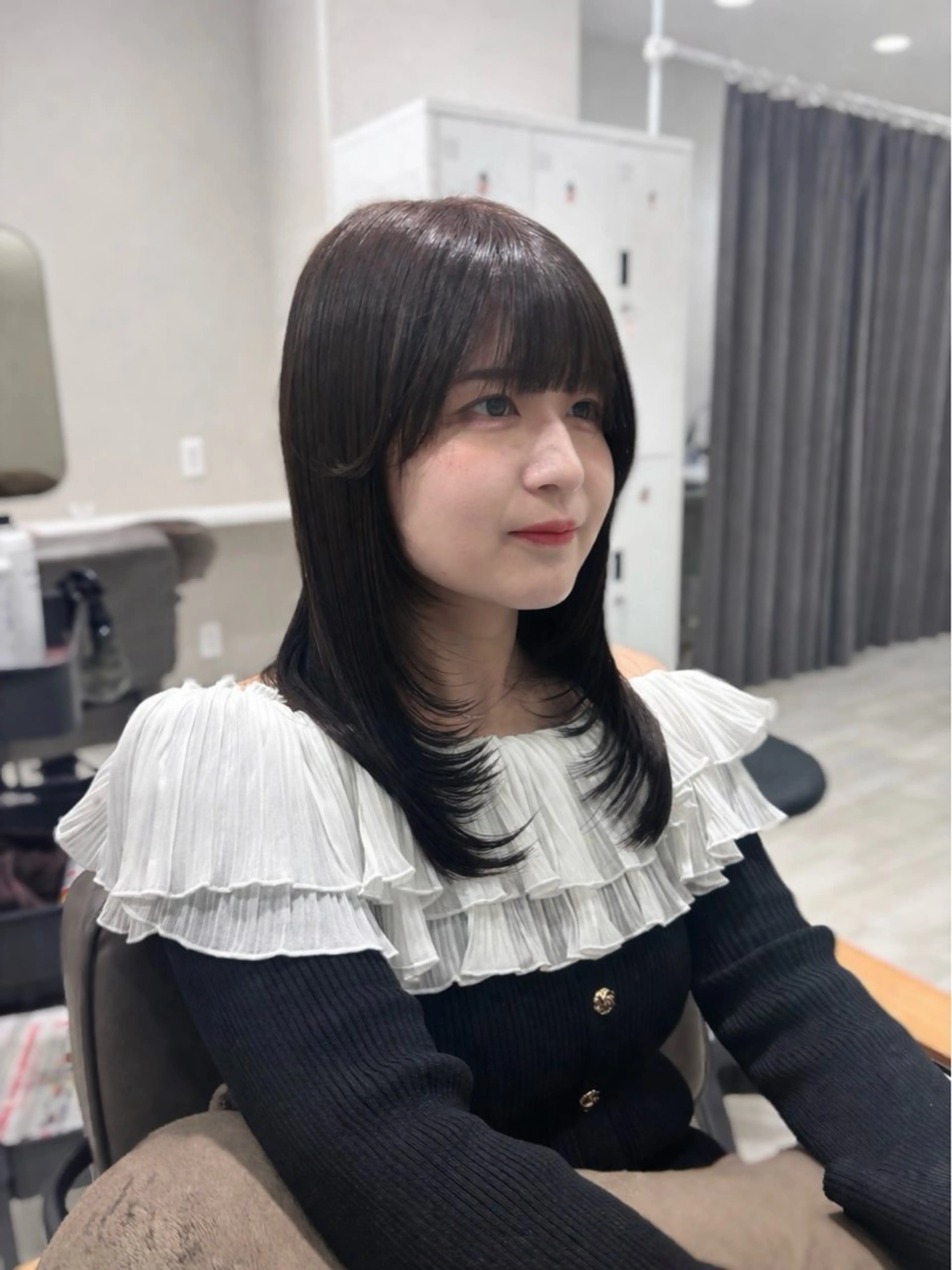 セミロング レイヤーカット カット ヘアカラー 🌿髪質改善/レイヤ ー🌿ひかるんのヘアスタイル