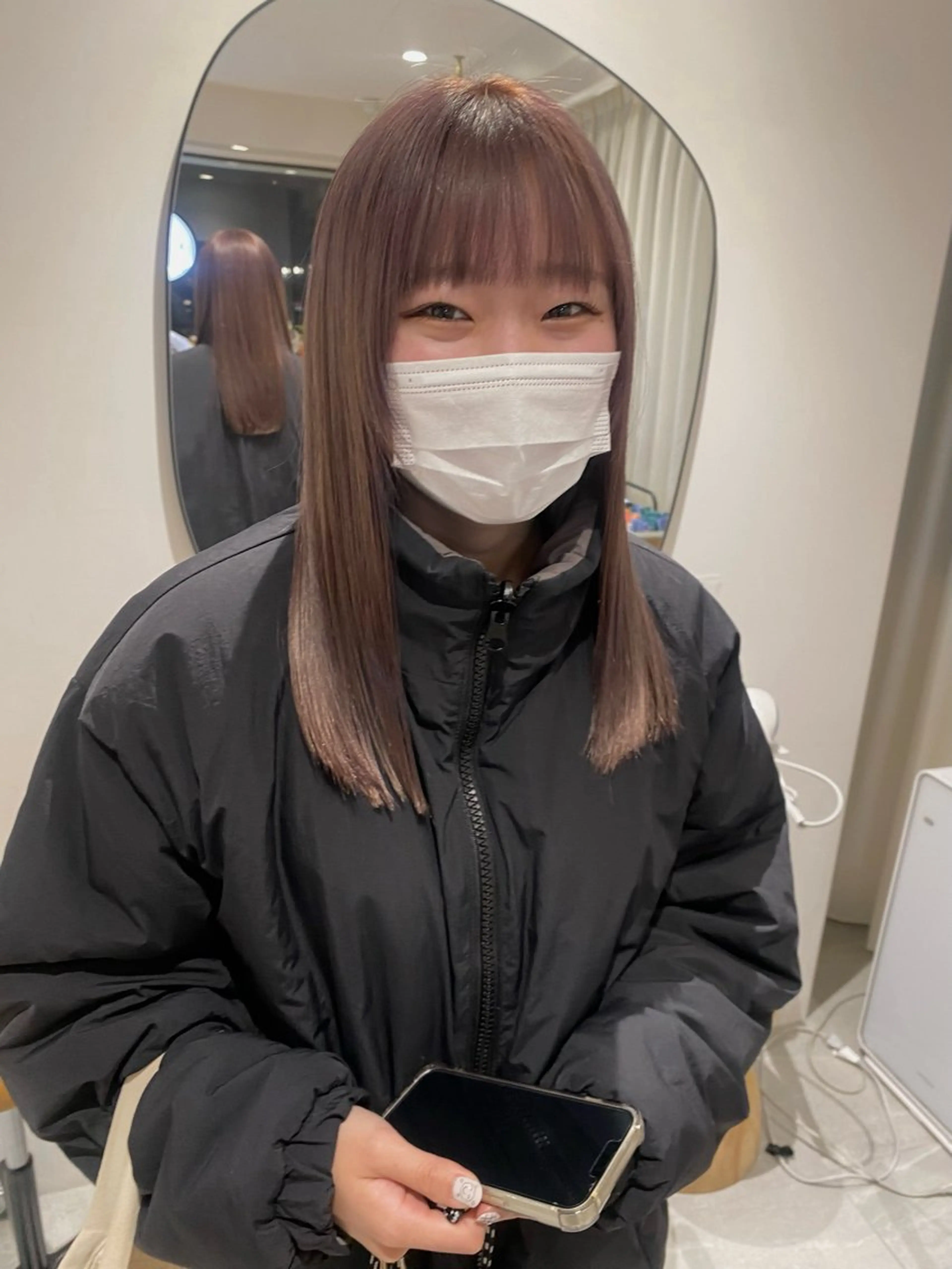 カラー knock所属・knock　國友 華乃のヘアスタイル