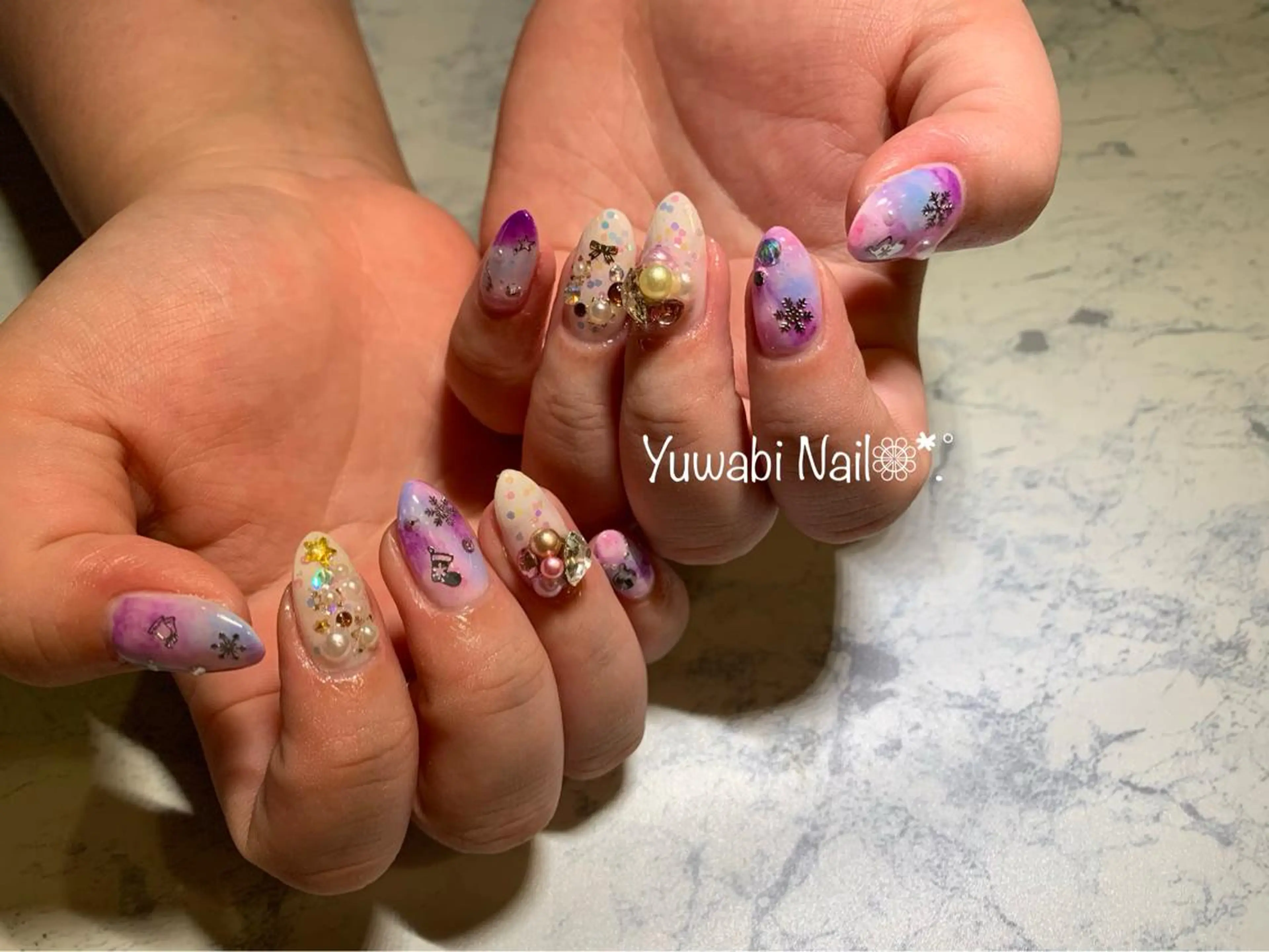 ネイル ハンドネイル フットネイル Yuwabi Nail所属・Mimore ミモア 水戸のネイルデザイン