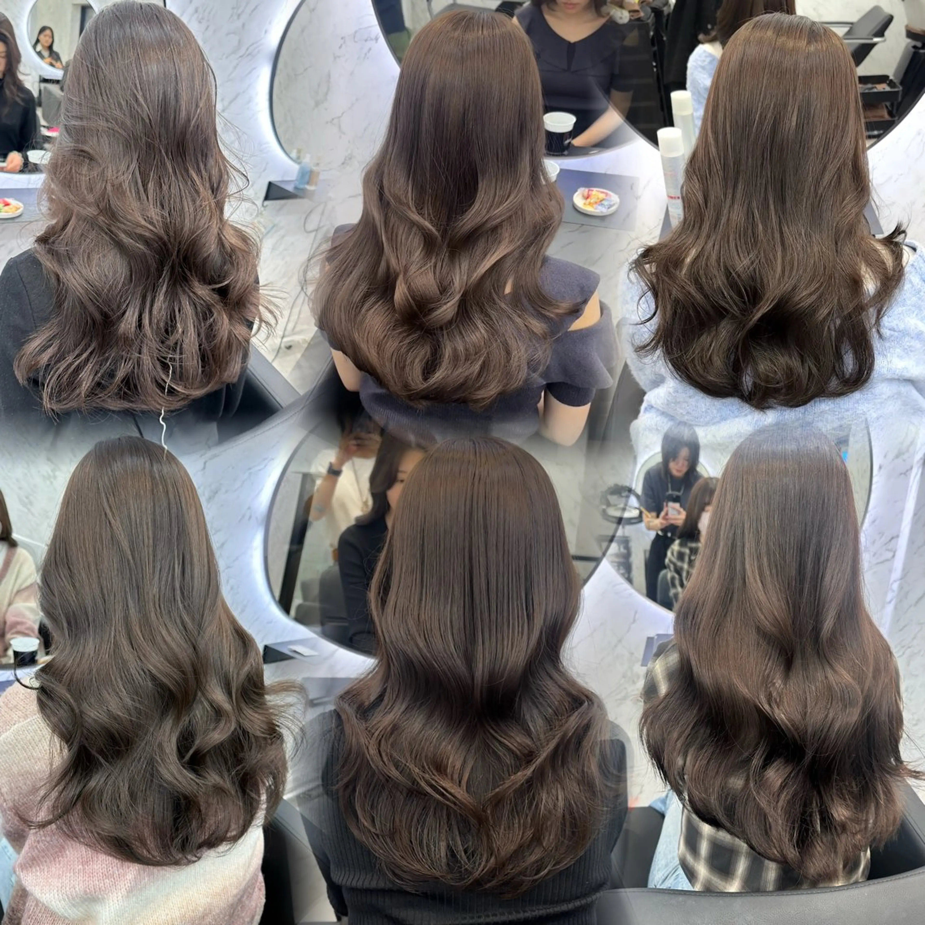 ロング カラー グレージュ カット ヘアカラー 遠藤沙也加 /レイヤーカットのヘアスタイル