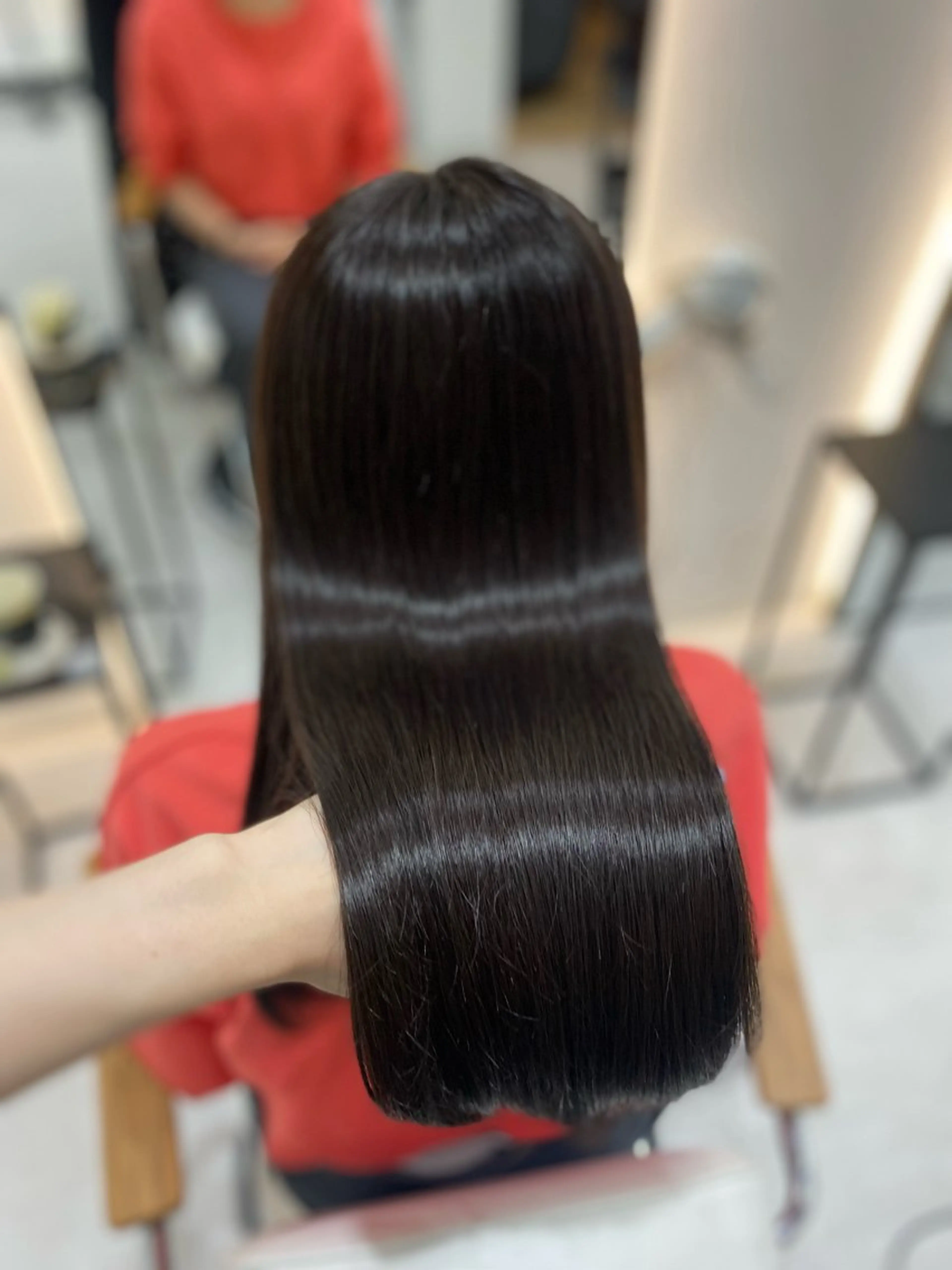 ロング カラー ブラウンカラー 艶髪・透明感カラー・ 韓国ヘア・Yuriのヘアスタイル