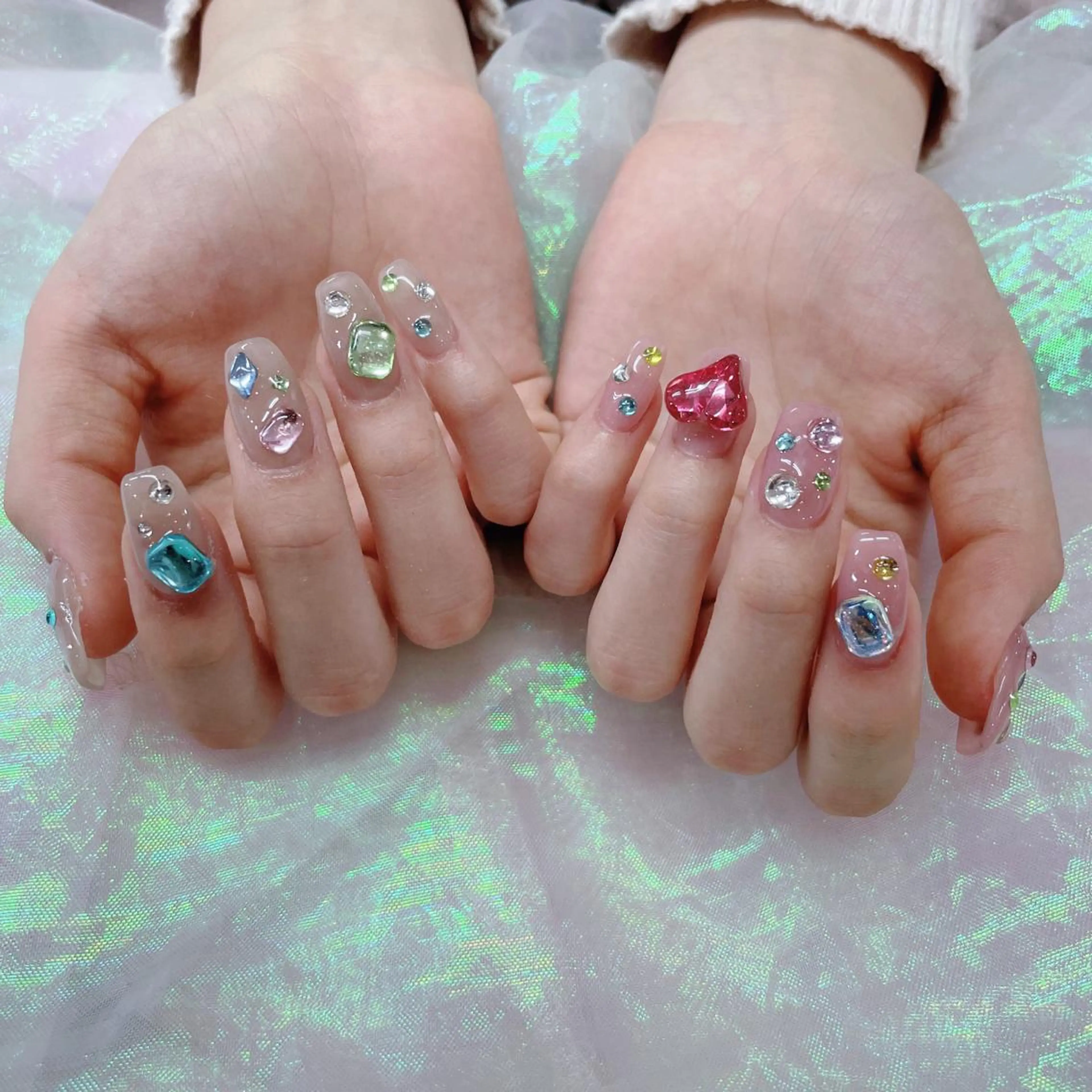 ネイル ラベンダー💖日暮里 ルル💖ネイルのネイルデザイン