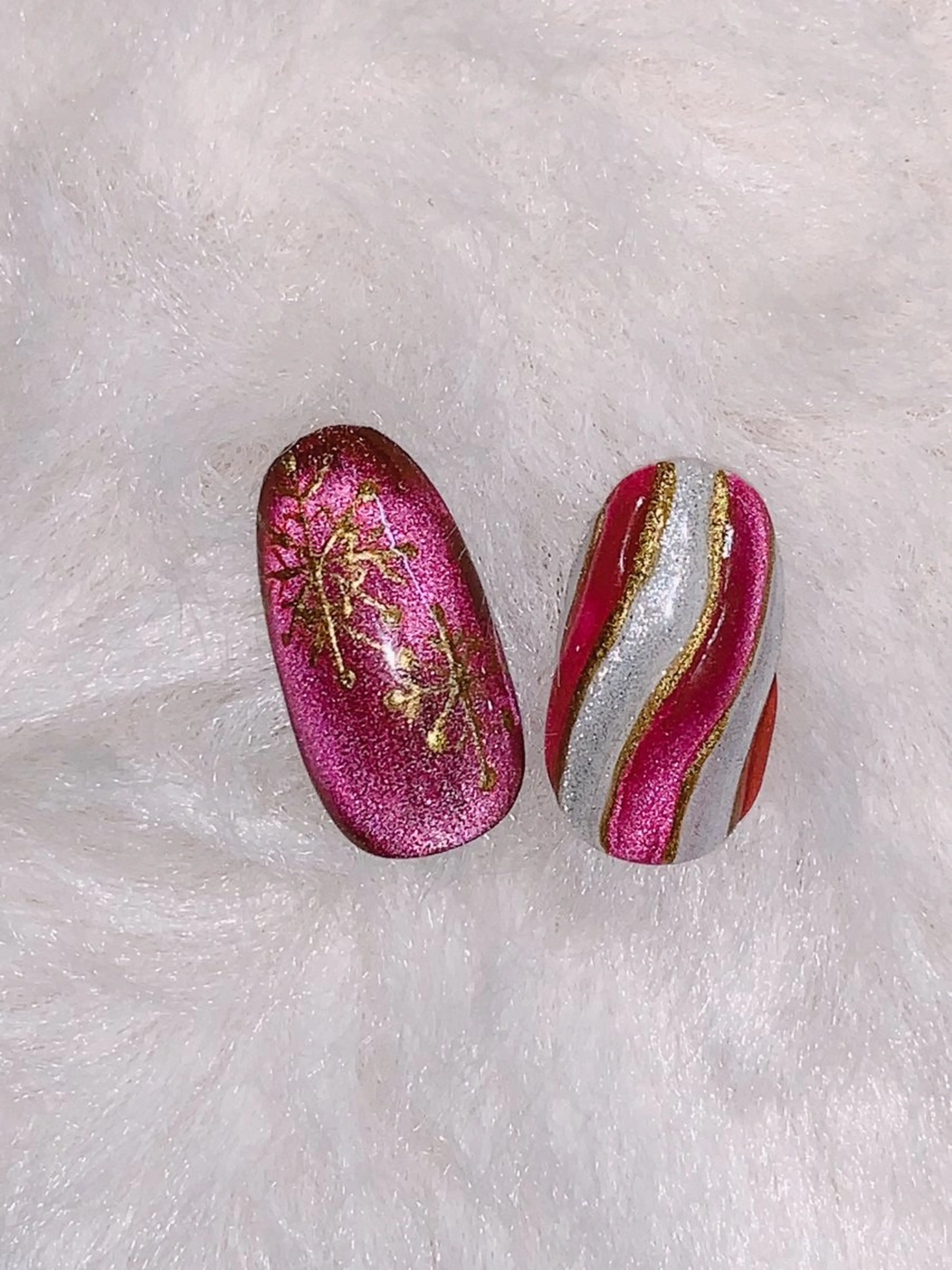 ネイル 冬ネイル クリスマス ハンドネイル NAIL__KOKO 大竹のネイルデザイン