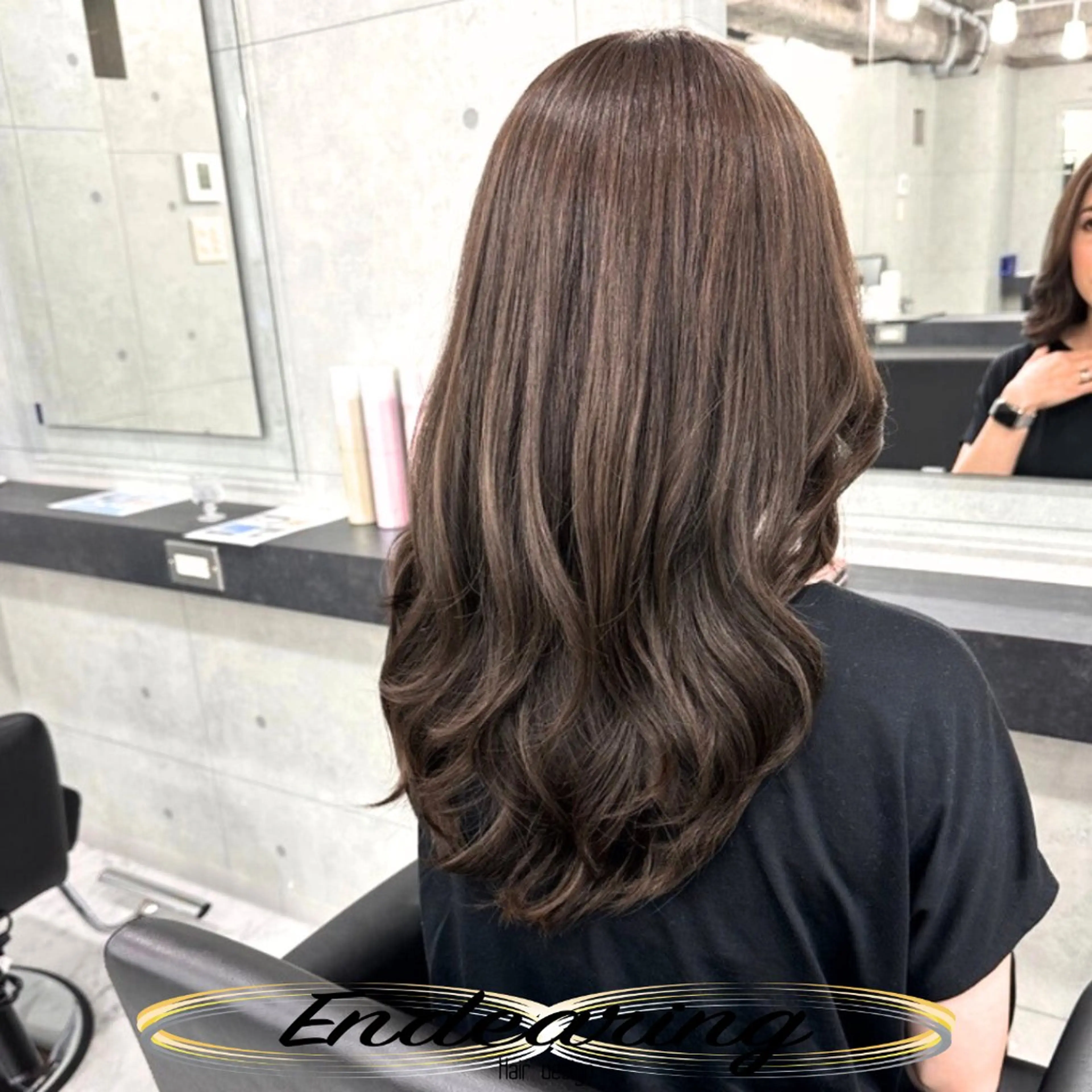 カラー ベージュカラー 透明感カラー カット ヘアカラー Endearing 銀座/レイヤーカットのヘアスタイル