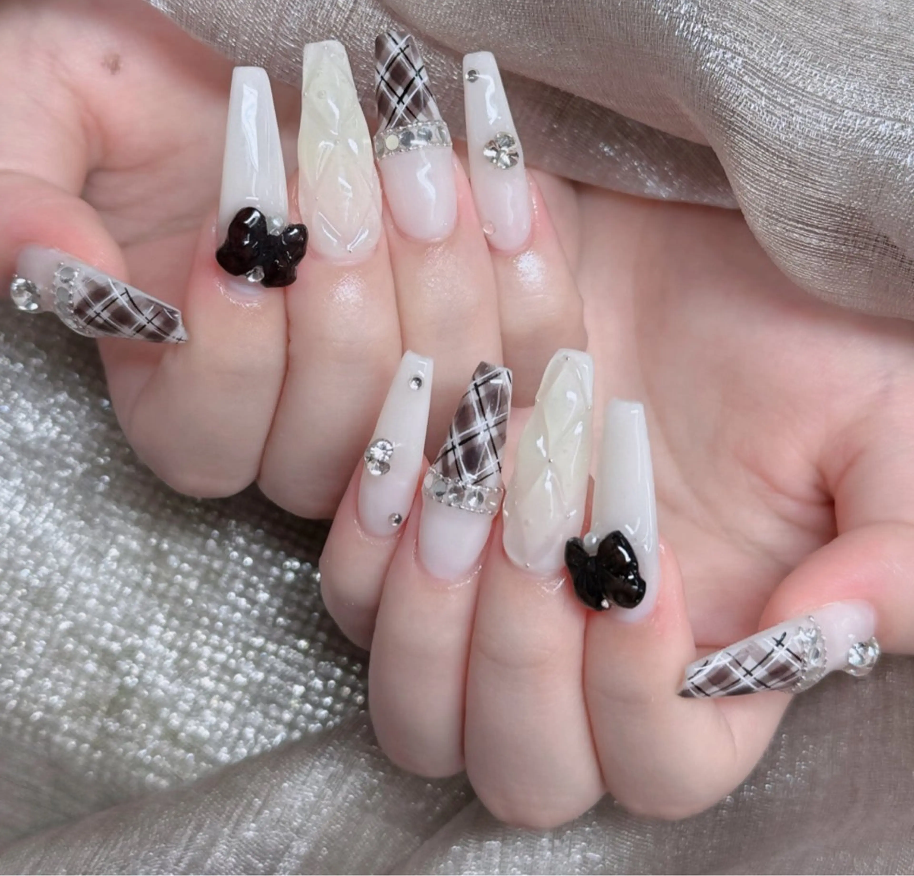 ネイル アートネイル 成人式 ジェルネイル ニュアンスネイル 夏ネイル ハンドネイル neco H.babynailのネイルデザイン