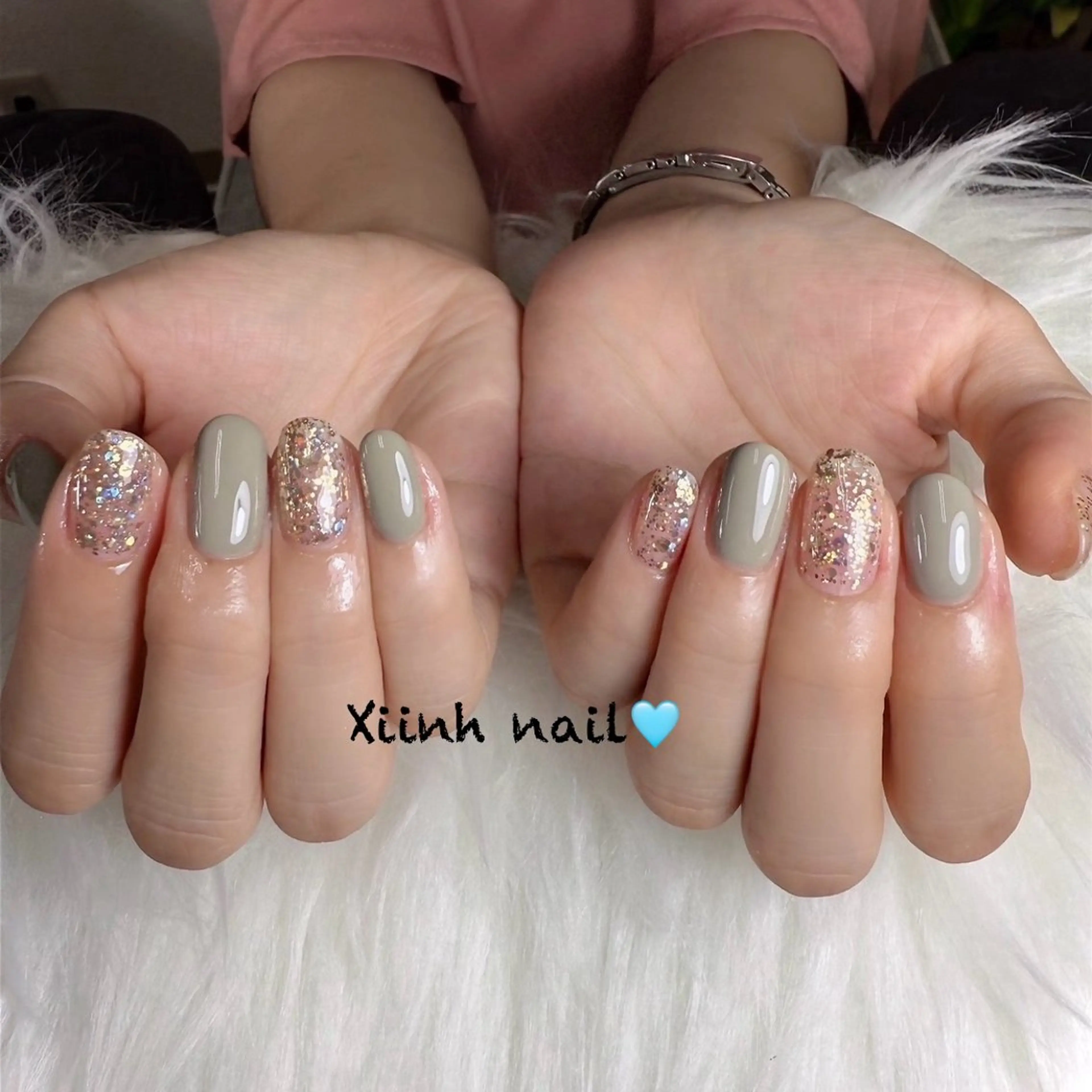 ネイル チークネイル 桜ネイル フットネイル フレンチネイル ジェルネイル ハンドネイル XIINH NAIL SALONのネイルデザイン