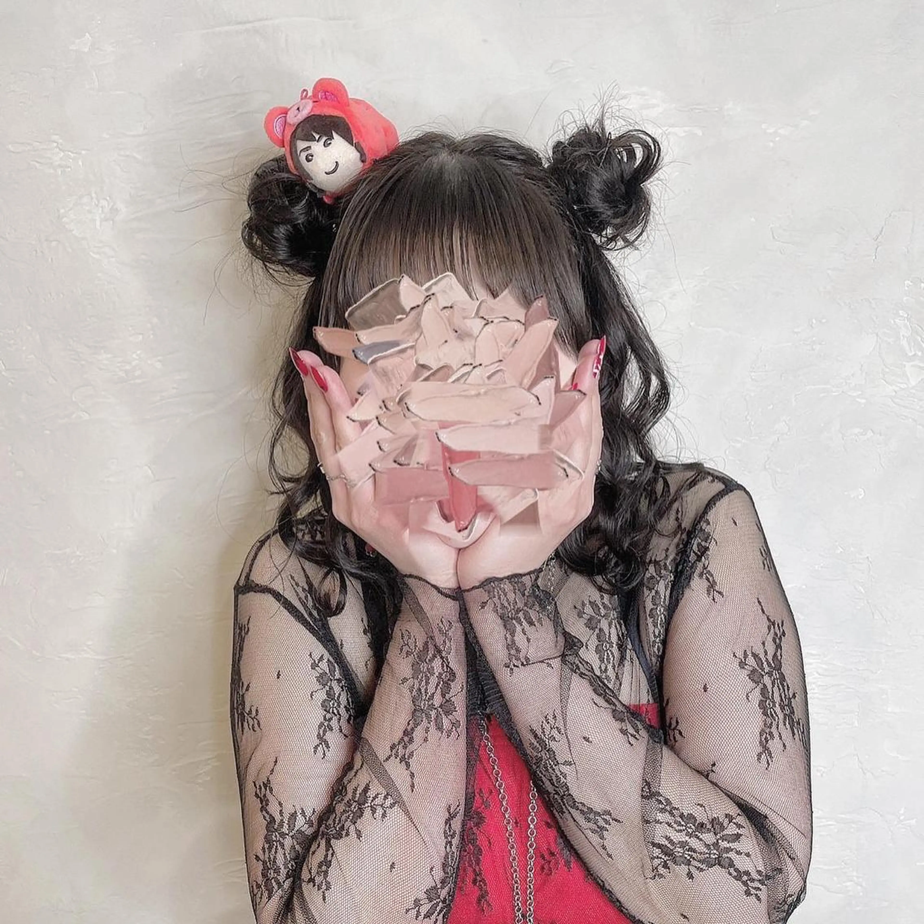 ロング number天王寺 ほたるのヘアスタイル