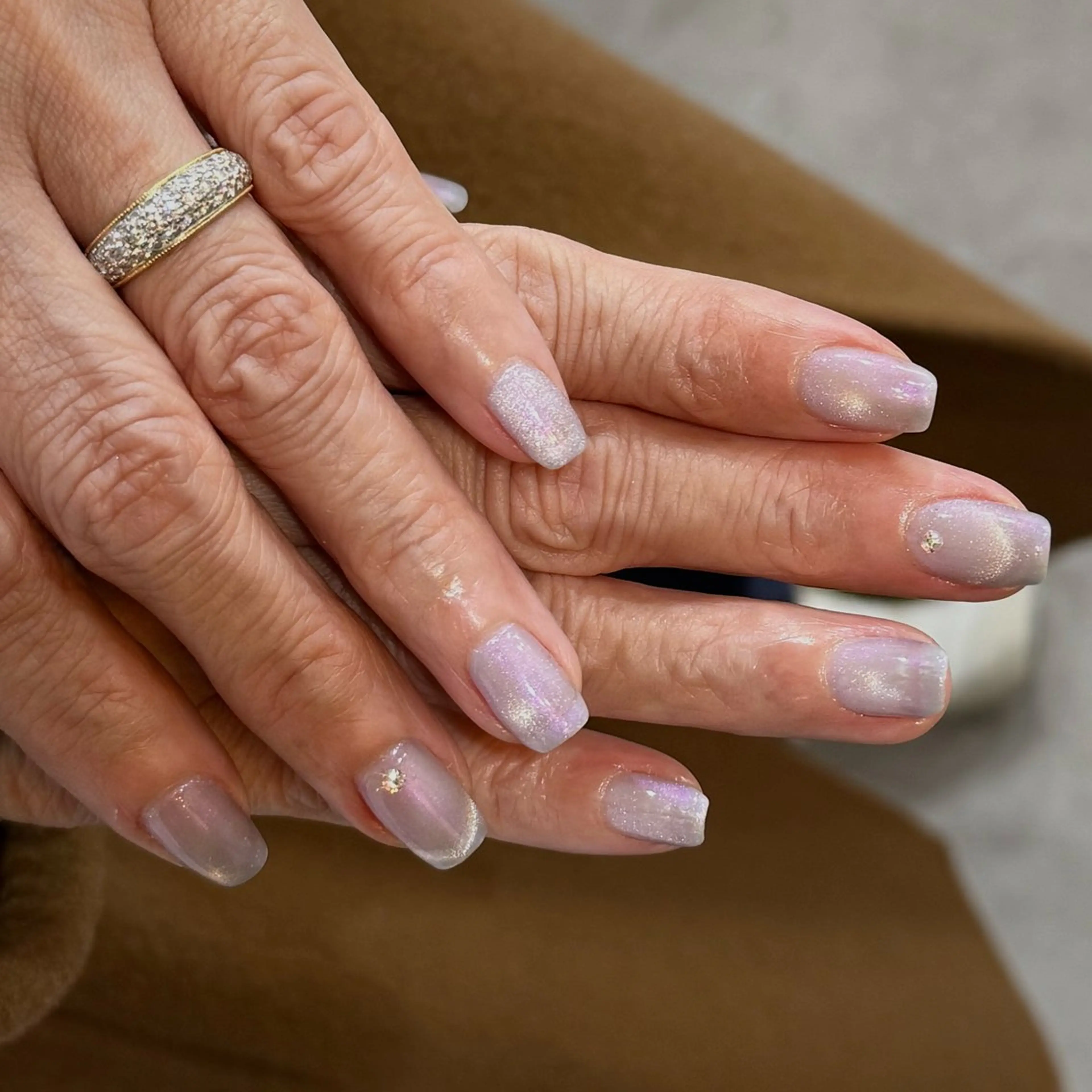 ネイル マグネットネイル ハンドネイル キャッツアイ東京 武島のネイルデザイン