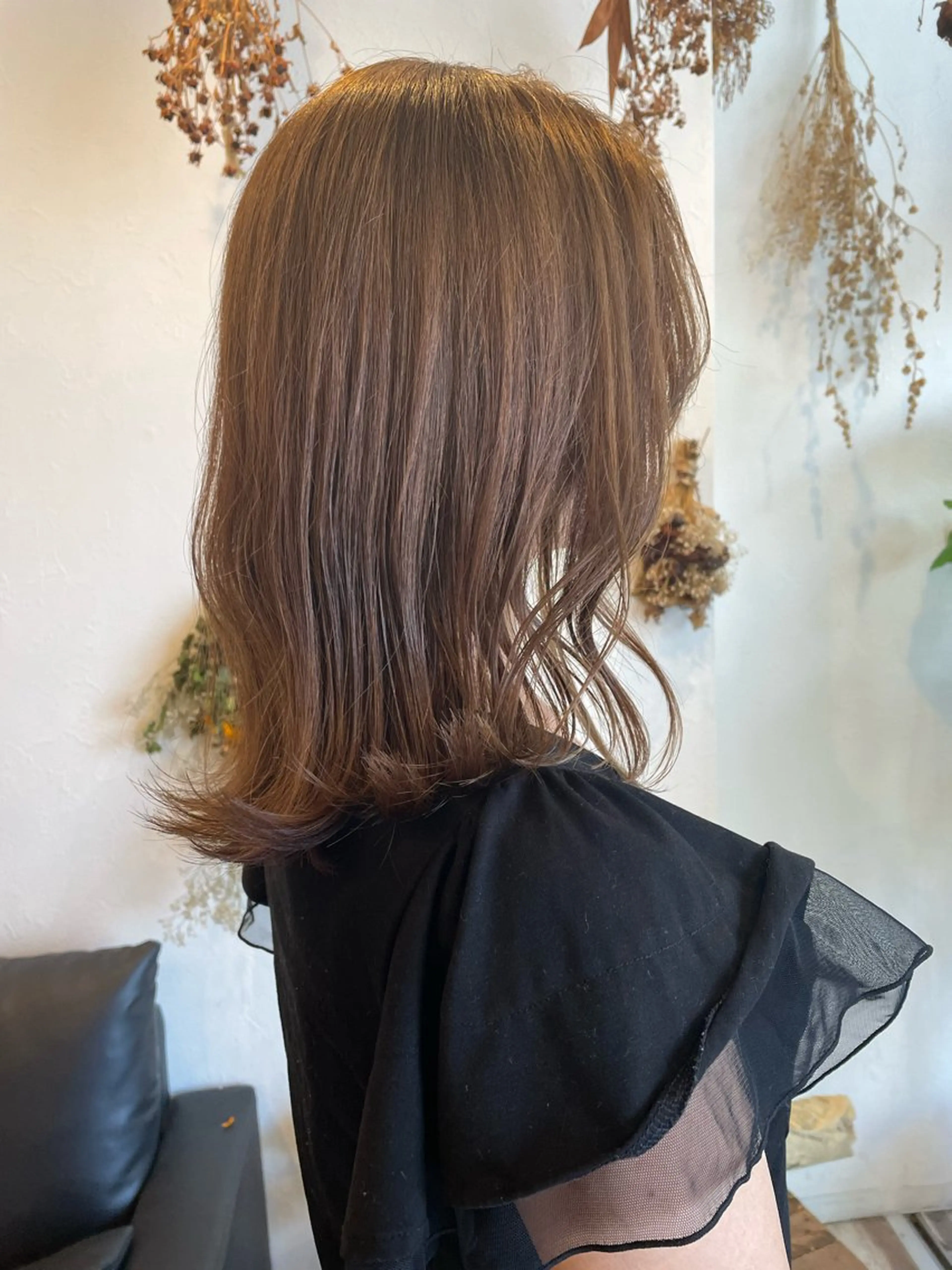 ミディアム カラー ベージュカラー ブリーチ ブリーチなしカラー ヘアカラー m ā l o.🌷 サカモトマイコのヘアスタイル