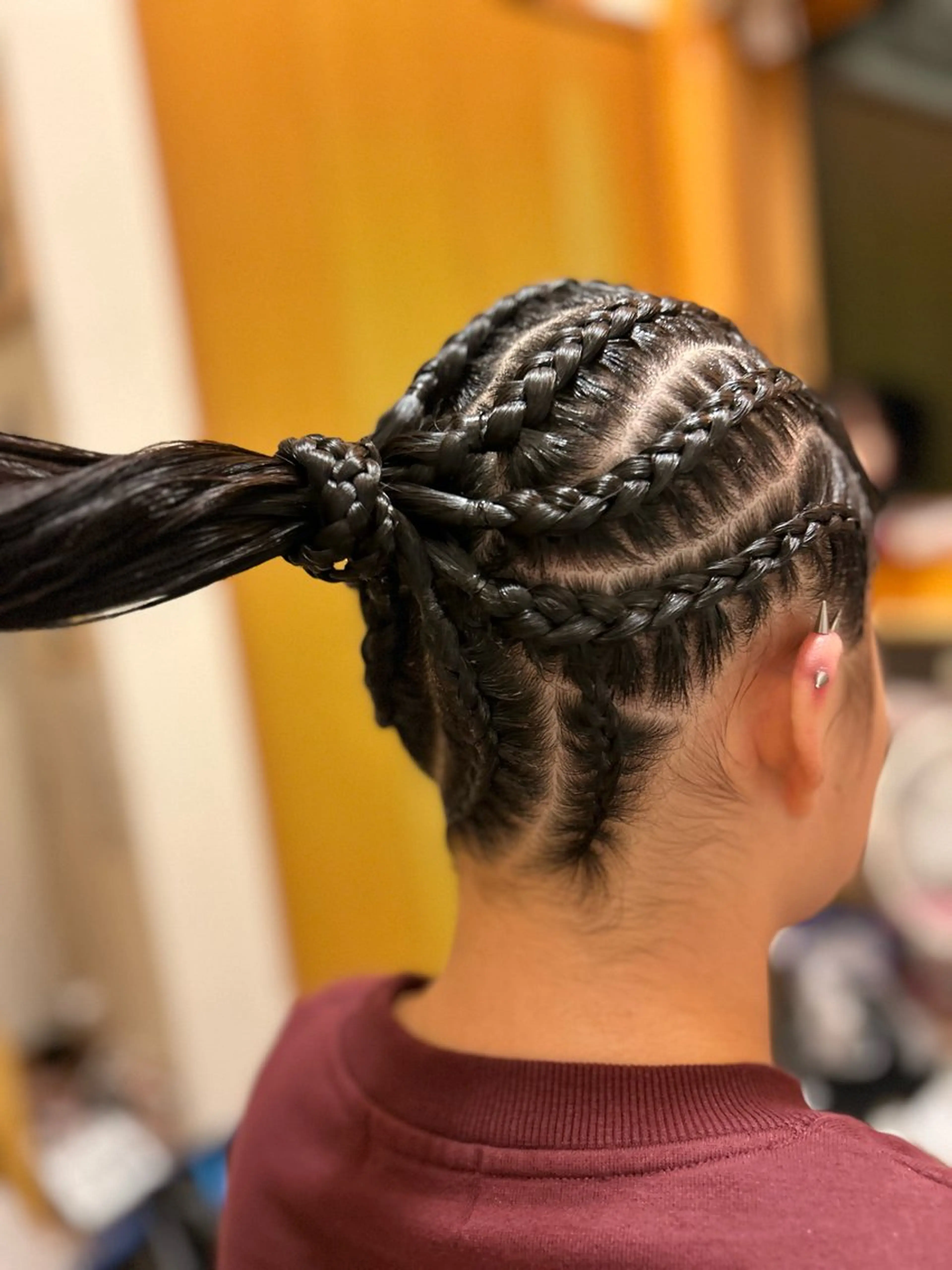 ロング ヘアアレンジ ポニーテール ブラックヘア🧜‍♂ 😈itsuki👿のヘアスタイル