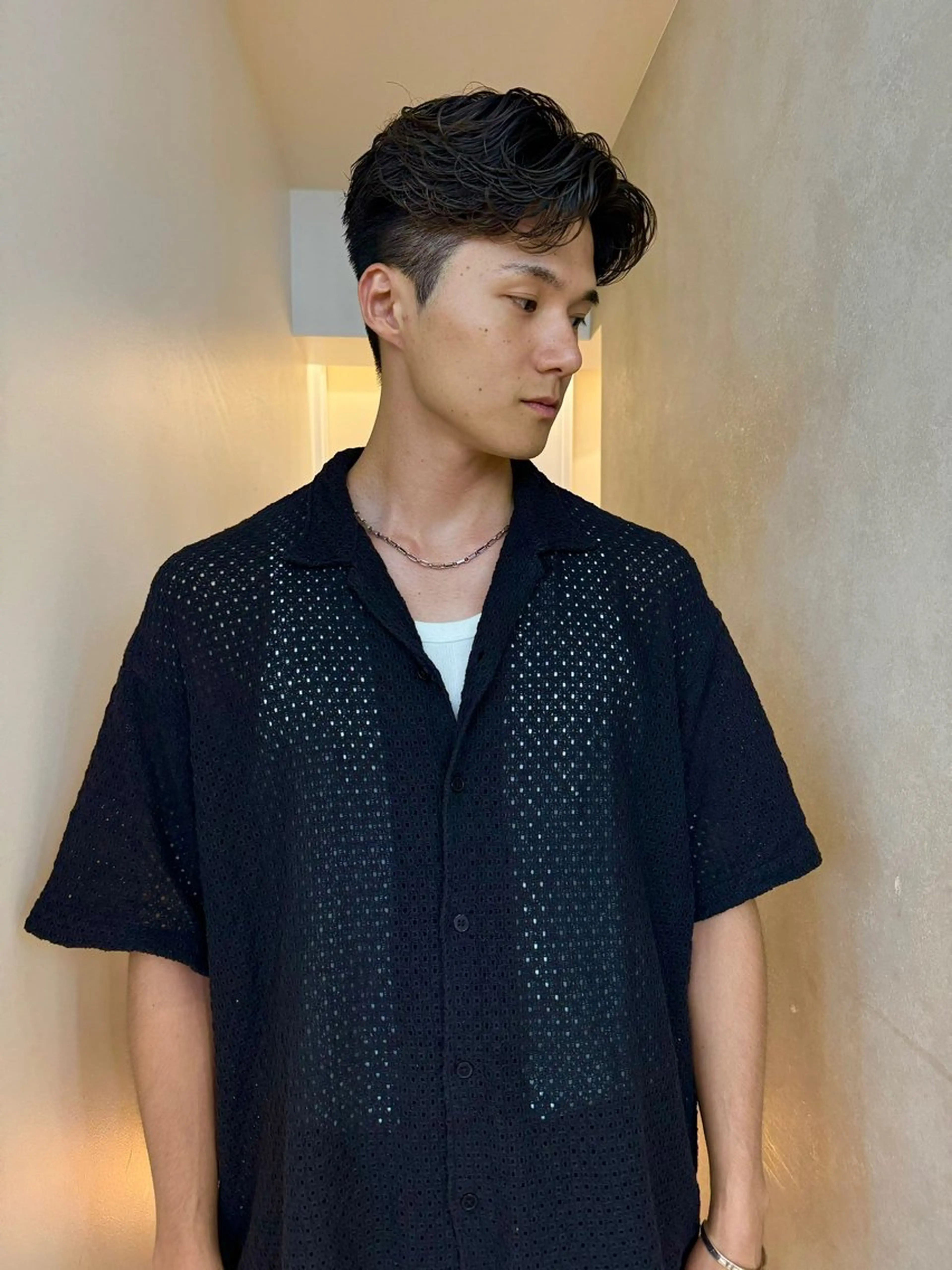 ショート パーマ メンズ カット パーマ 🇰🇷カルマパーマ kaito🇰🇷のヘアスタイル