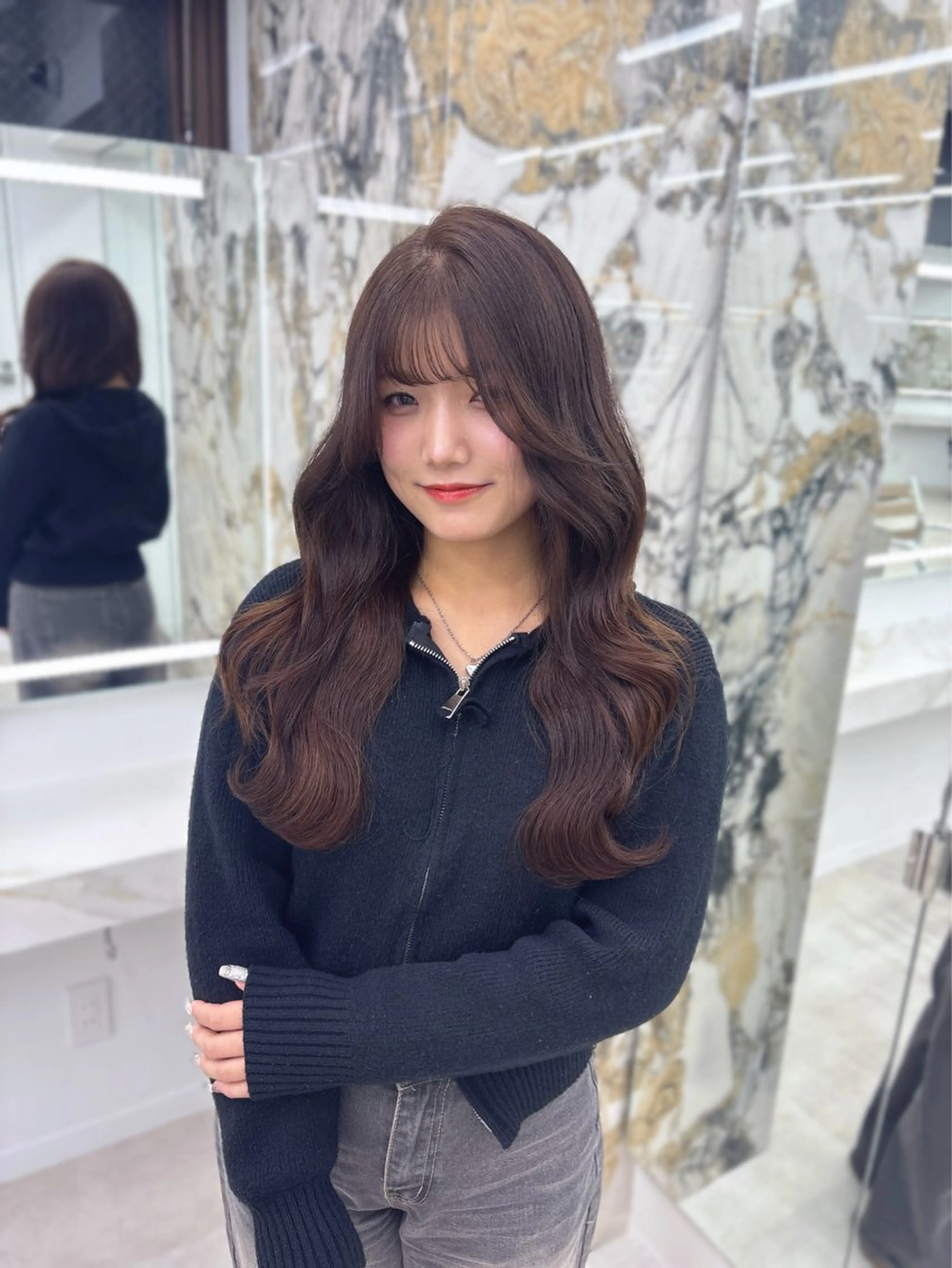 ロング カラー 🎀 ほんだ ことね 🎀のヘアスタイル