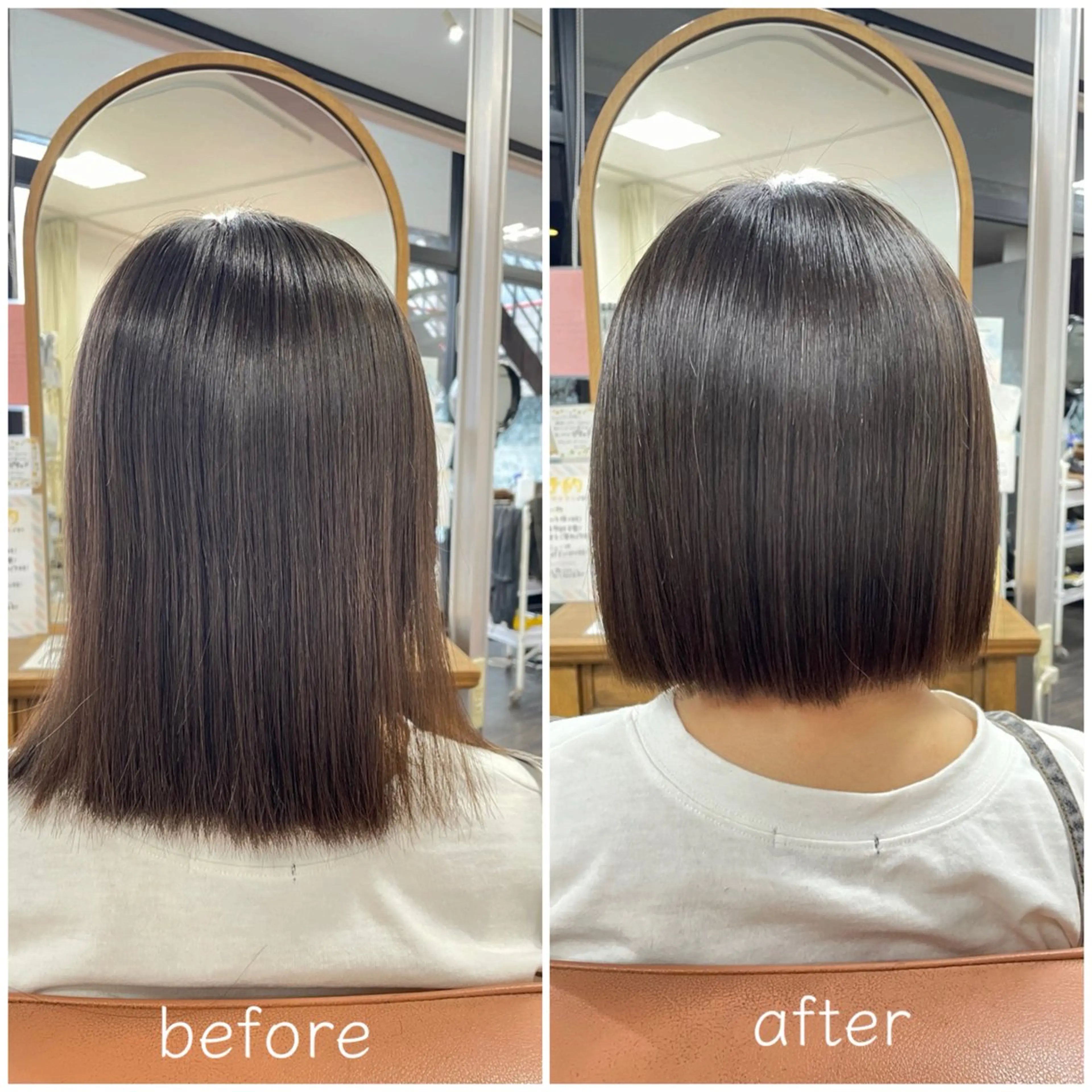 ミディアム キッズ ボブ 柴 芙未菜のヘアスタイル