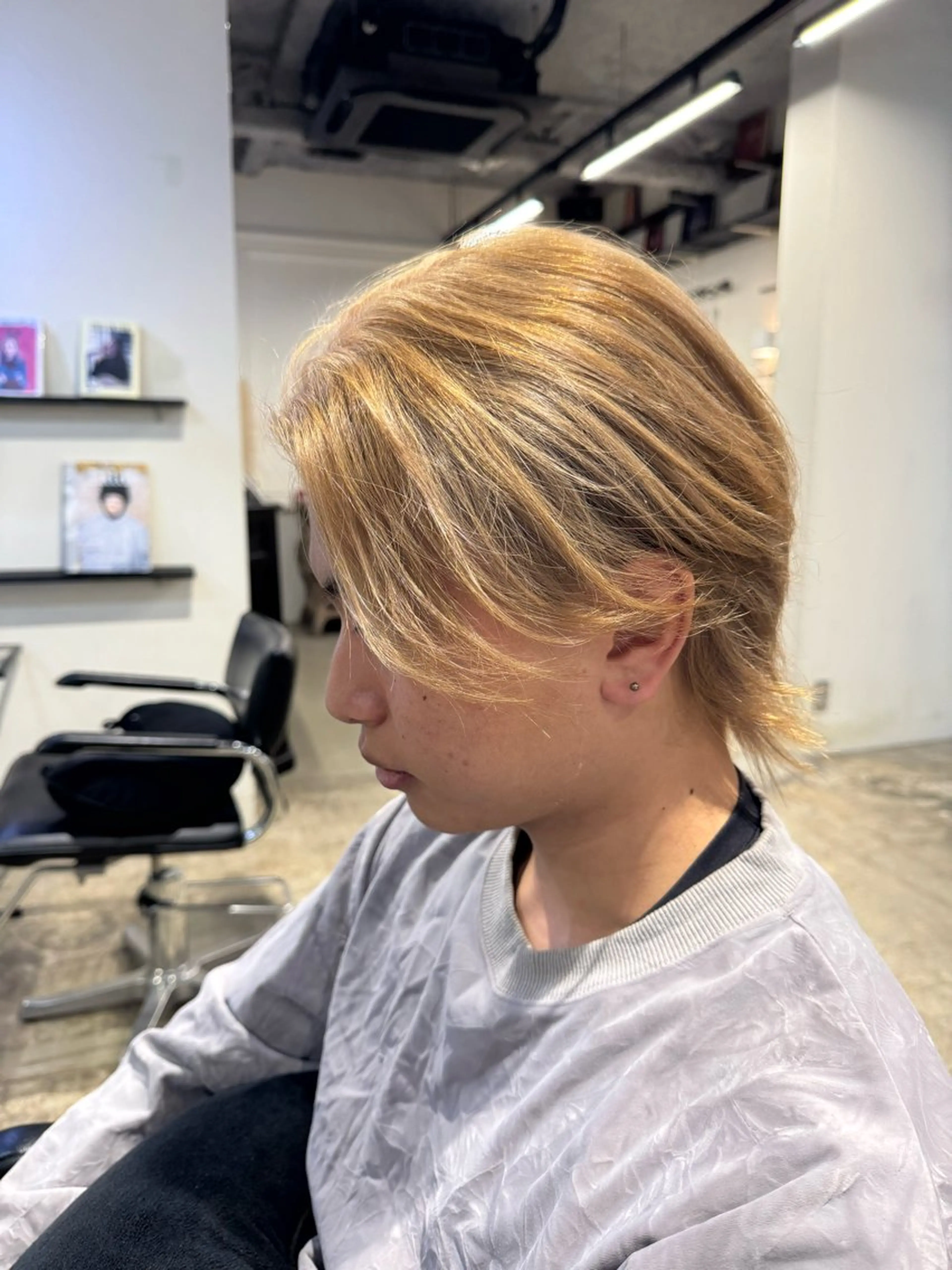 ミディアム 古田 凪のヘアスタイル