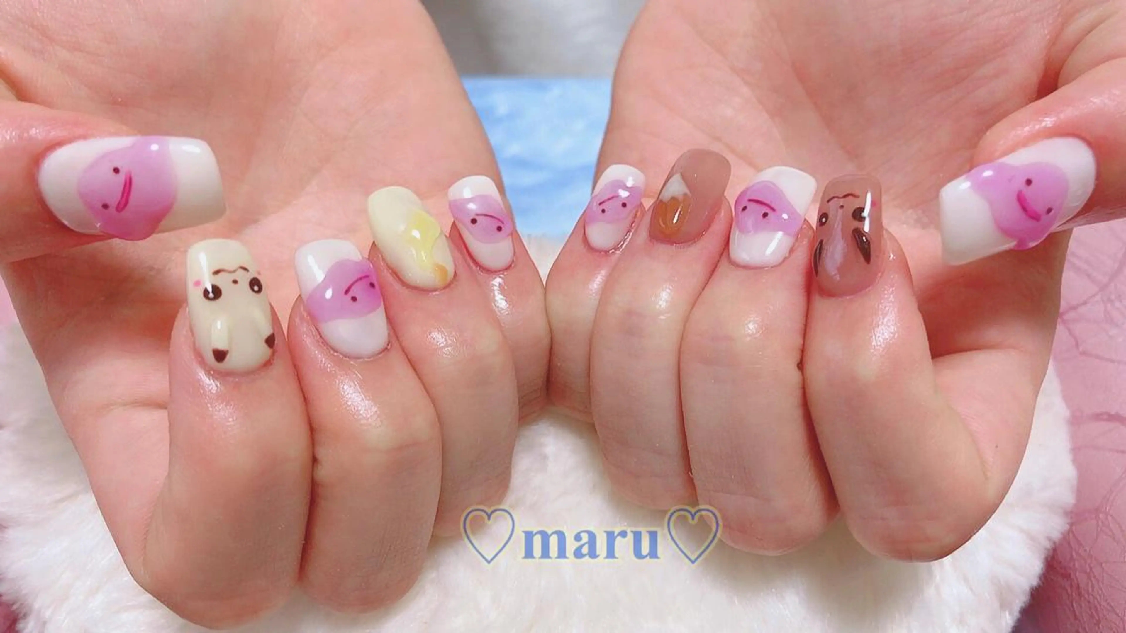 ネイル ハンドネイル フットネイル まるみ ♡のネイルデザイン