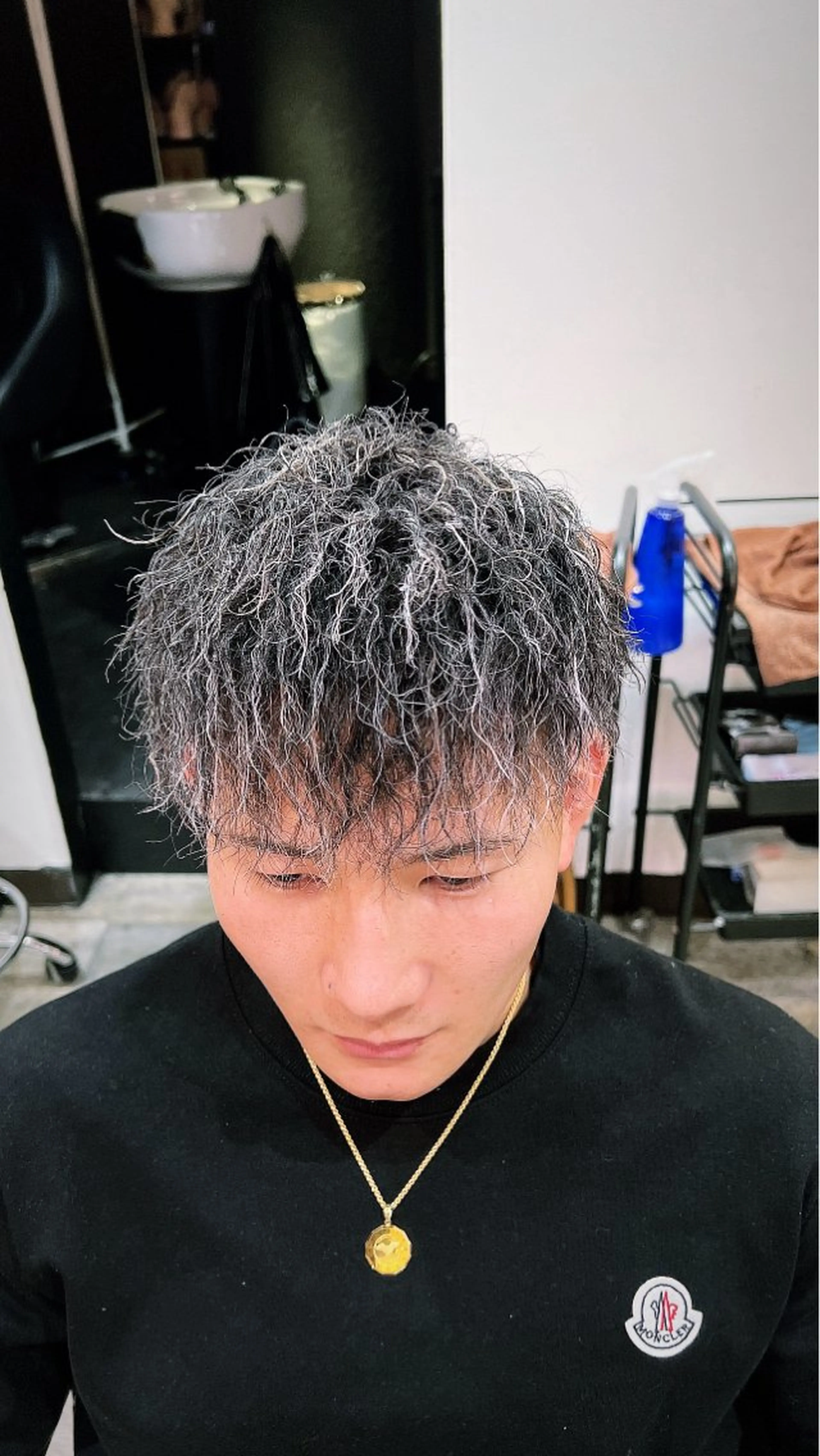 カット＋ホワイトメッシュメッシュの写真