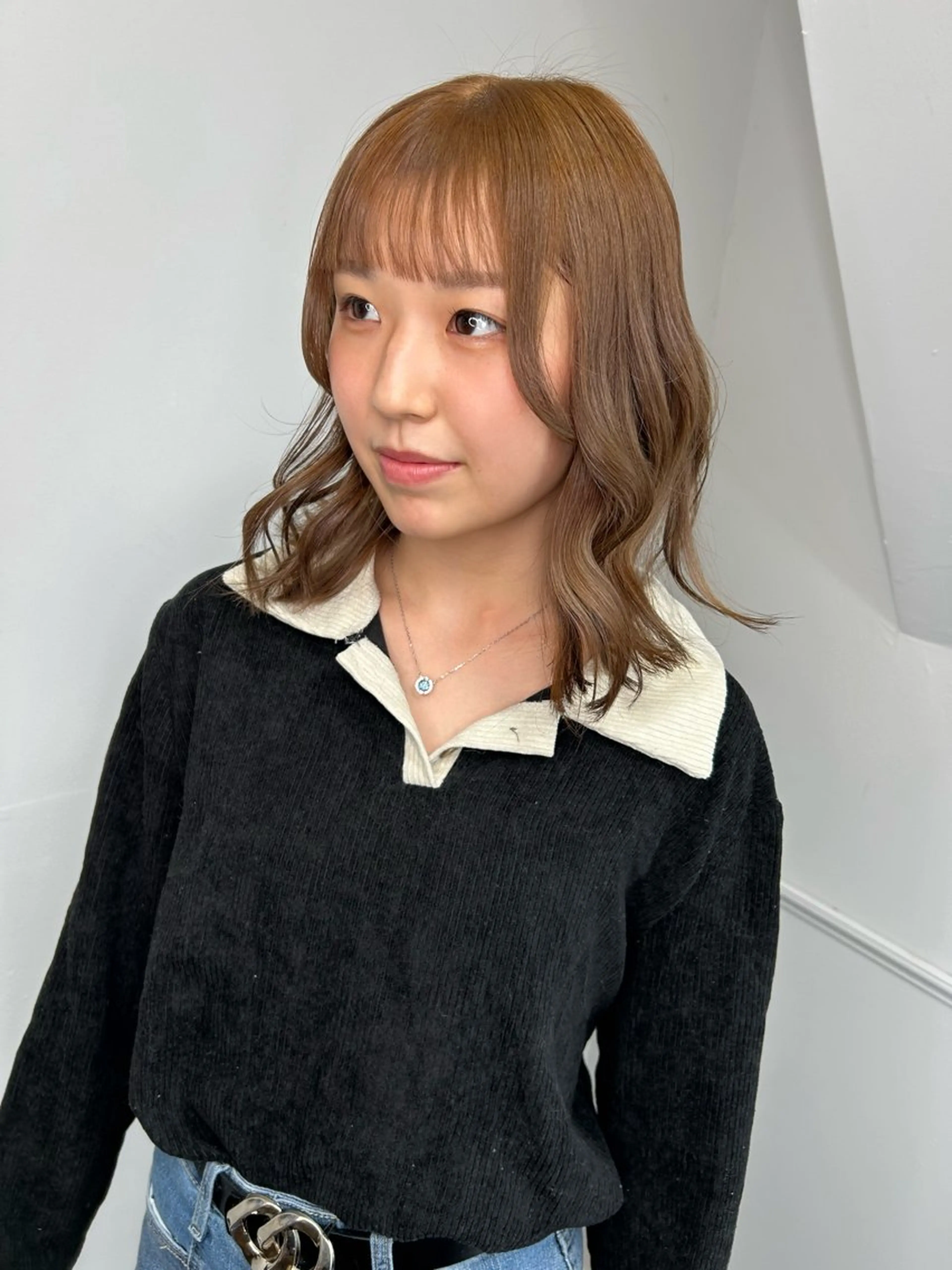 ロング カラー ベージュカラー ブリーチ ブリーチなしカラー land所属・透明感カラー/レイヤ ー🌙Honokaのヘアスタイル