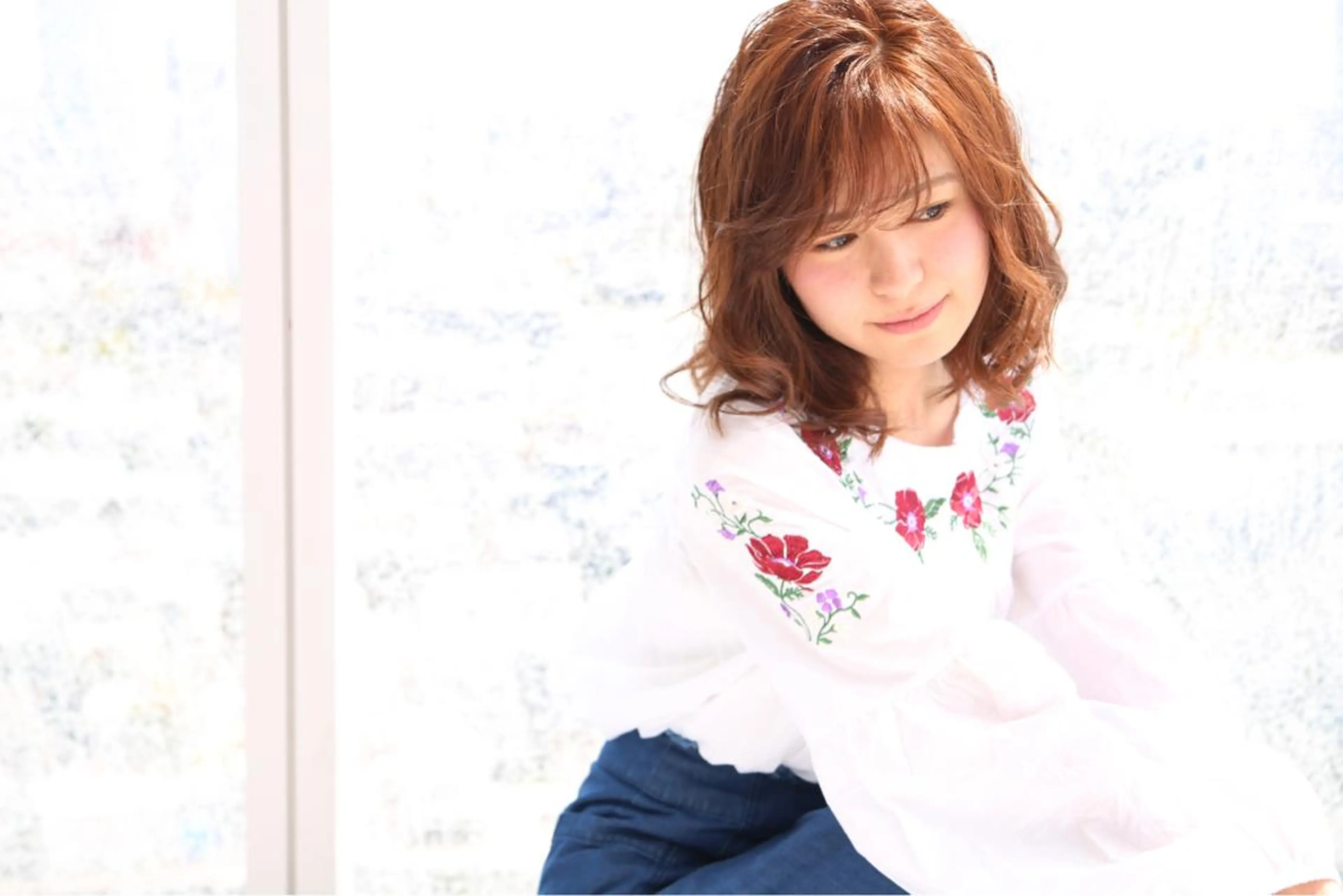 ミディアム カラー ヘアアレンジ Re:ta KANZOのヘアスタイル