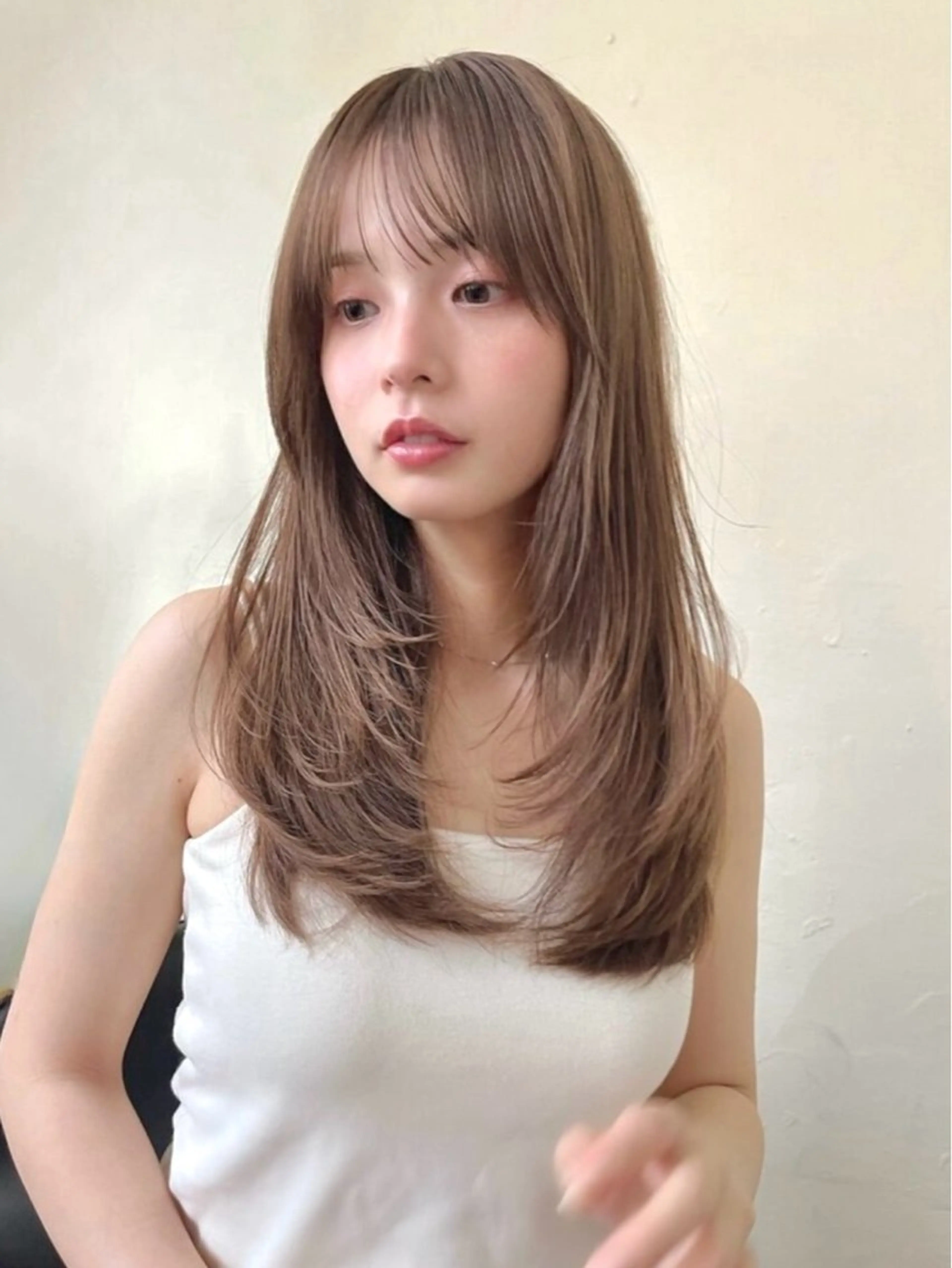 ロング Luce横浜店所属・yuu 🪴 透明感 カラー/メンズパーマのヘアスタイル