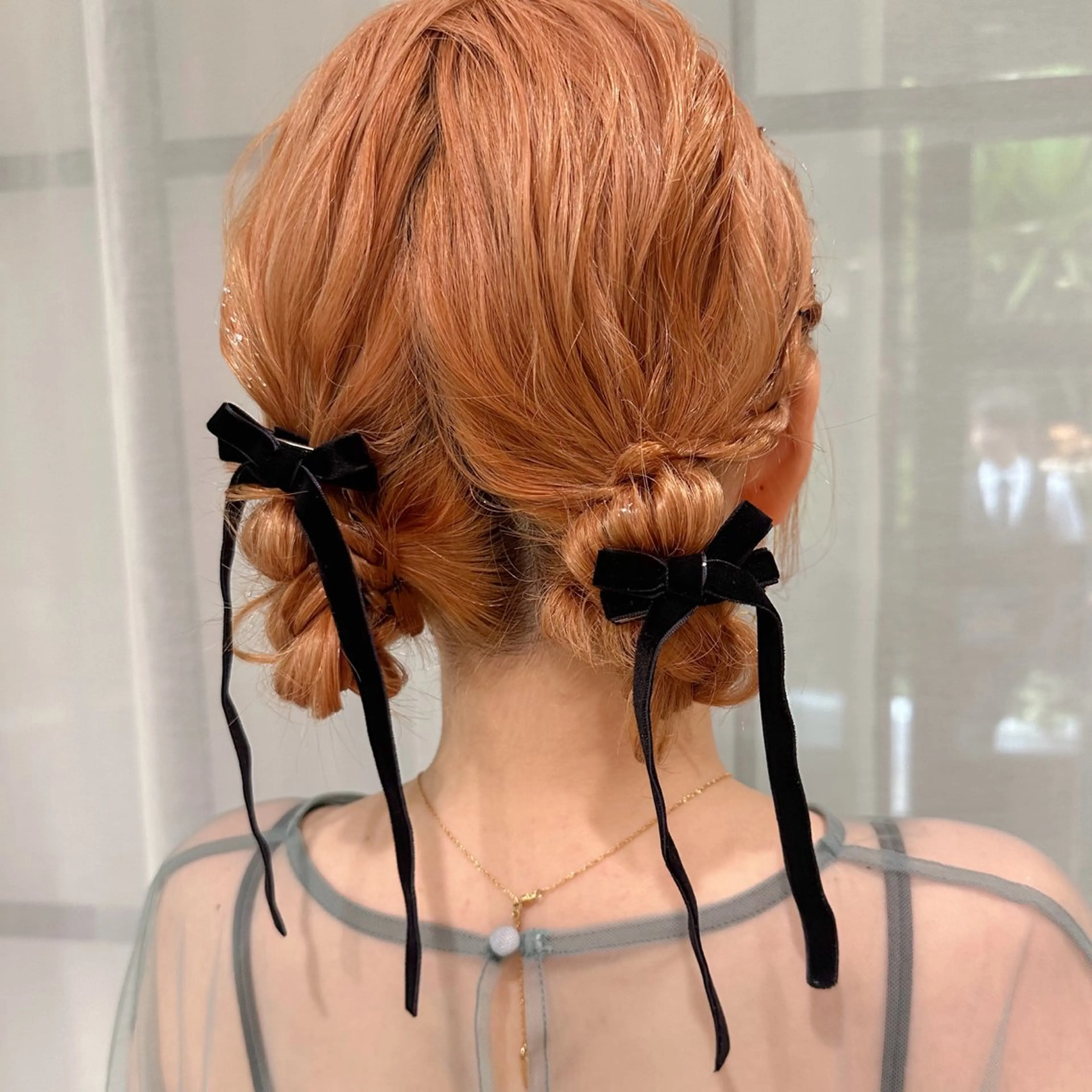 ミディアム ボブ ヘアセット 平野恵/透明感カラー ブリーチ/ボブのヘアスタイル