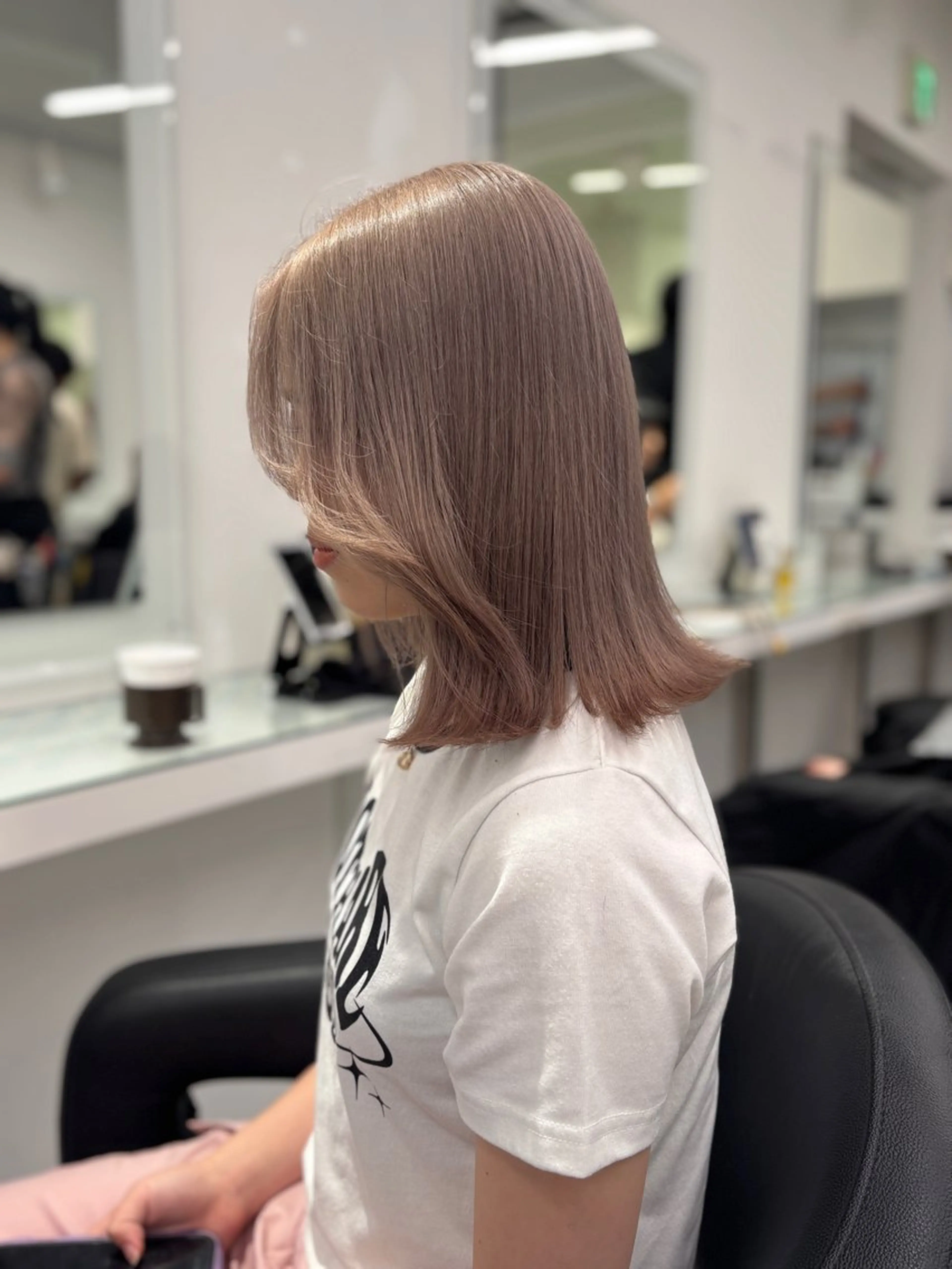 ロング カラー ヘアカラー トリートメント 💖ミルクティー💖 あかり💖のヘアスタイル