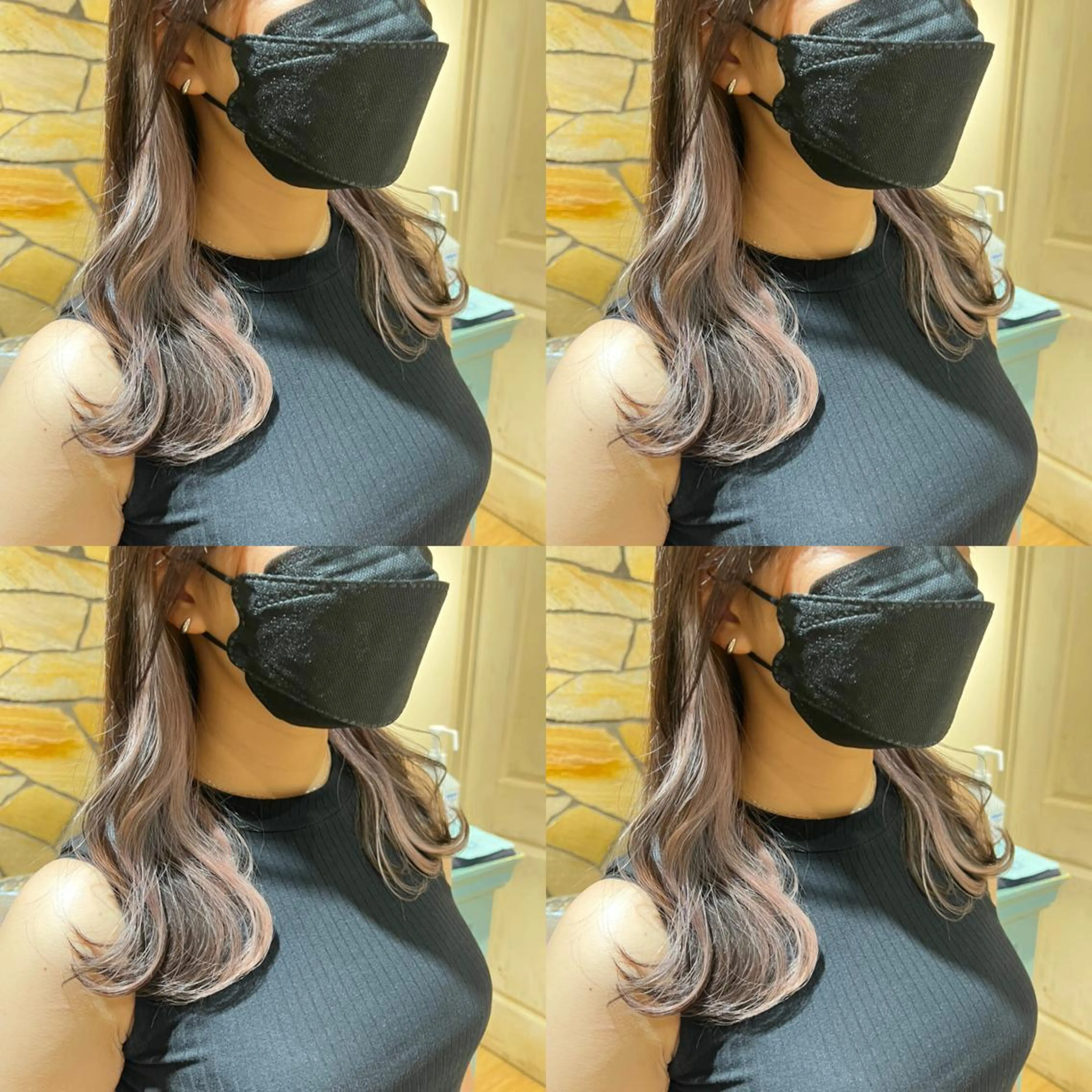 ミディアム カラー レイヤー×髪質改善 マネージャー安藤光司のヘアスタイル