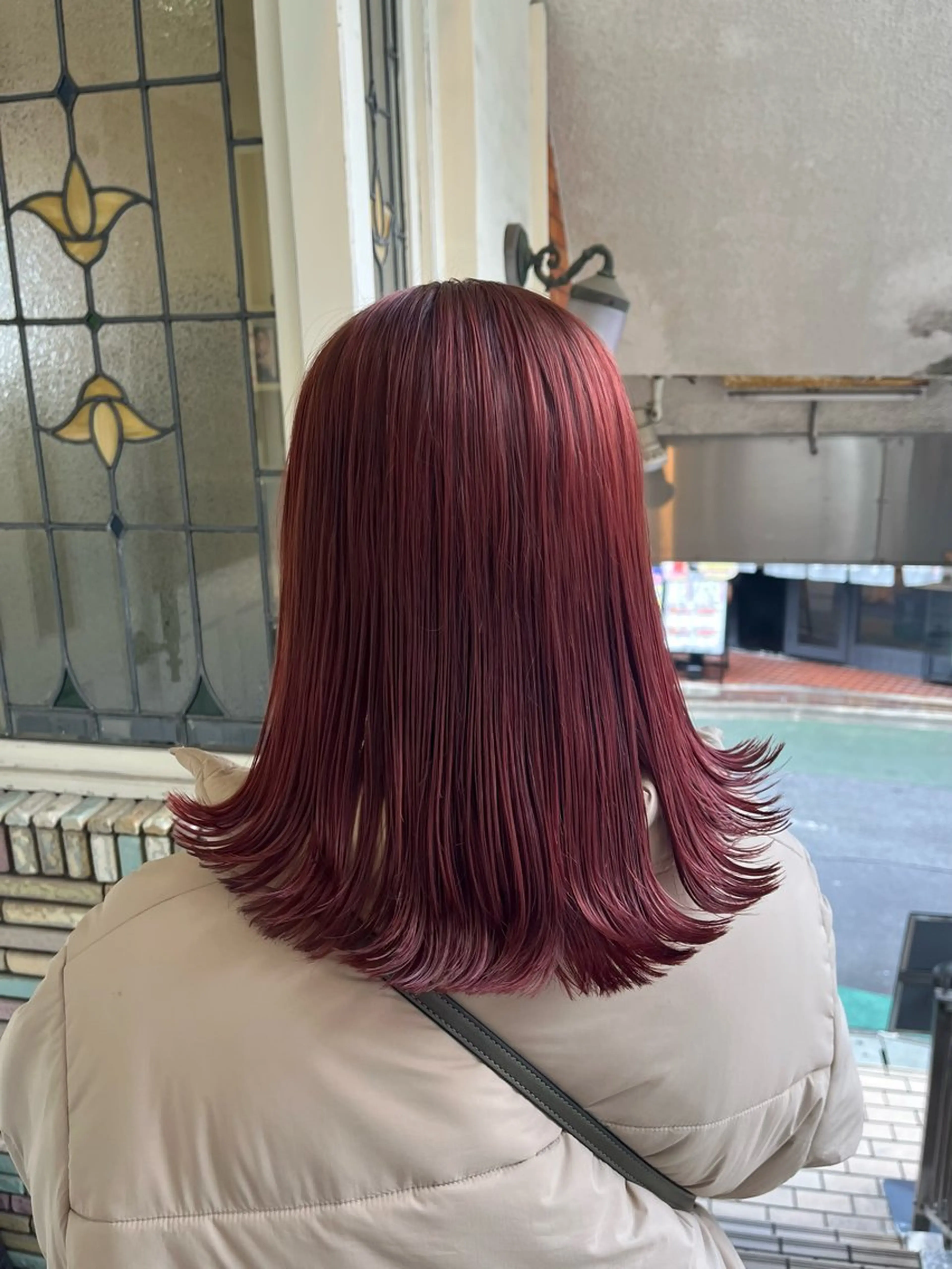 ミディアム カット ヘアカラー 【艶髪カラー】 omiのヘアスタイル