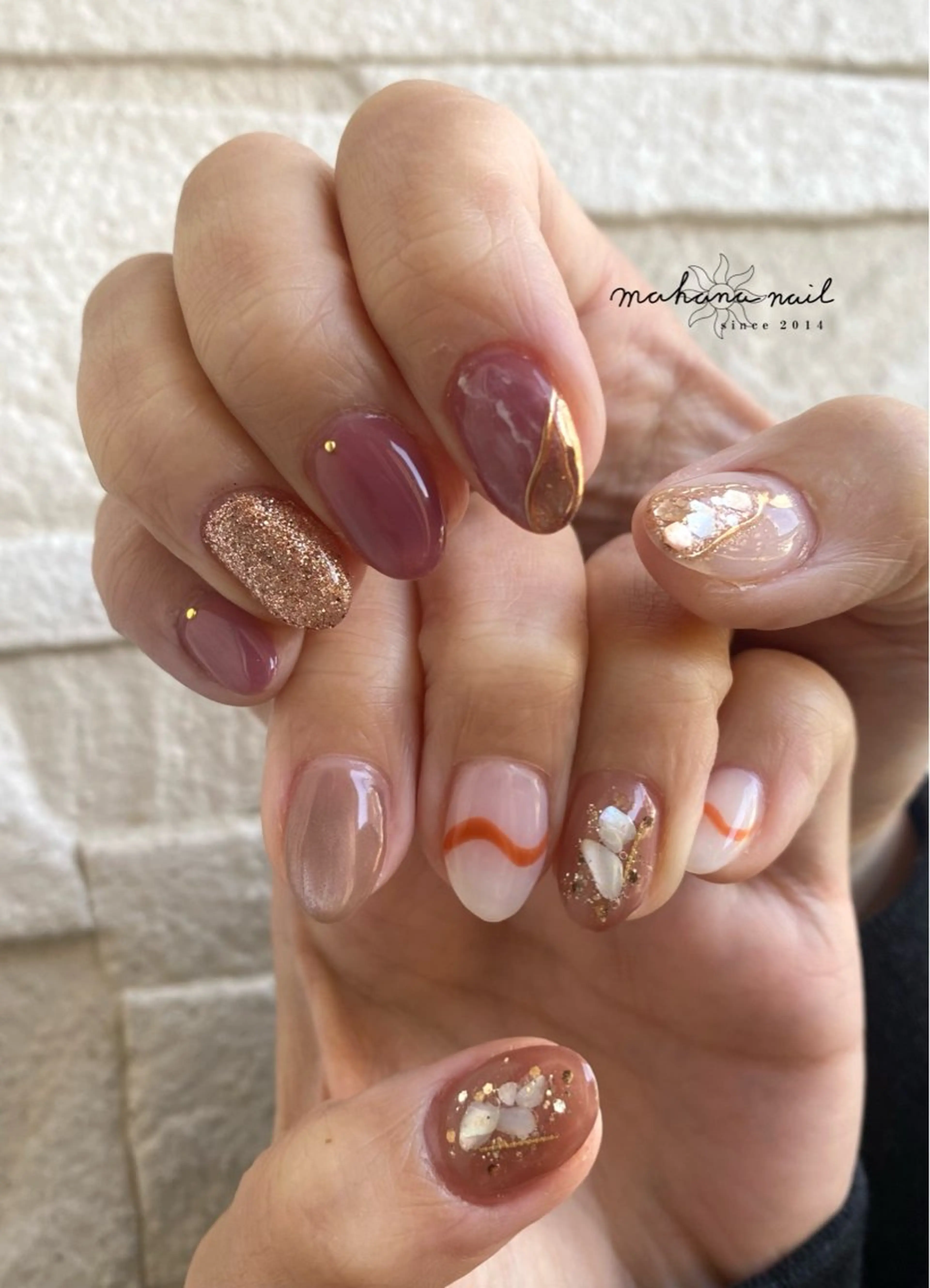 ネイル ハンドネイル mahana nailのネイルデザイン