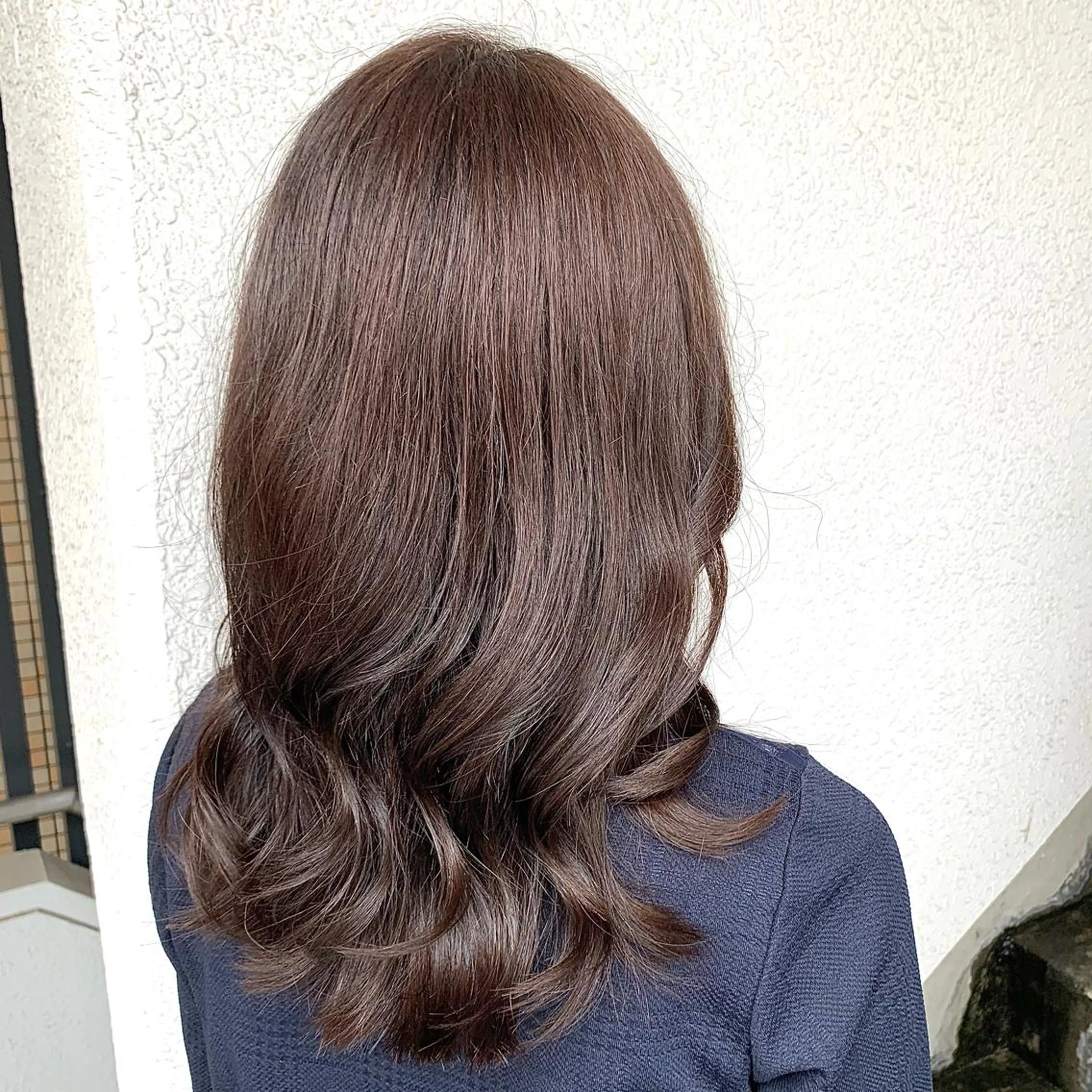 セミロング カラー ラベンダーカラー ✨️美髪矯正×似合わ せ艶カラー✨藤田透のヘアスタイル