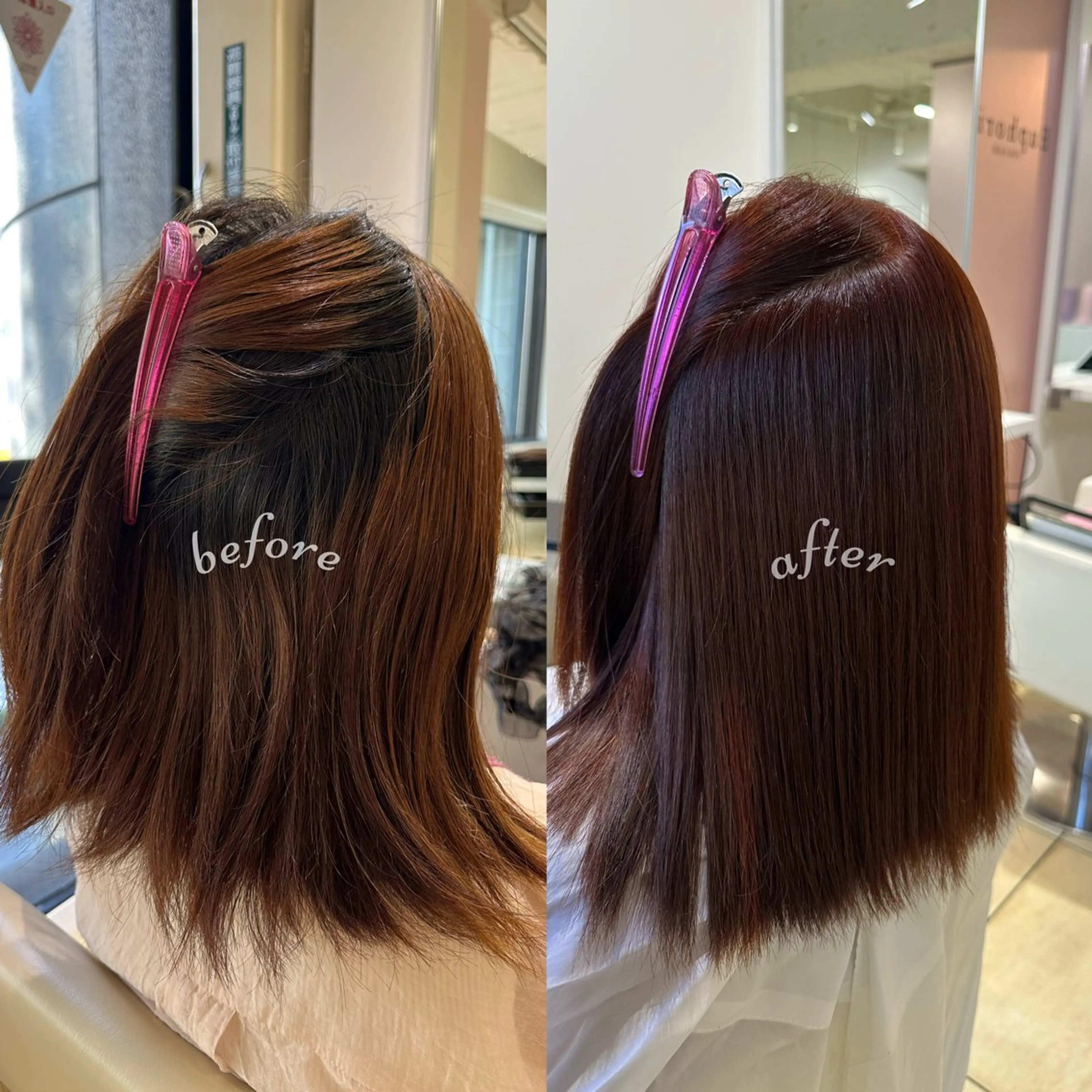 セミロング 縮毛矯正 縮毛矯正 カットモデル募集中/ 暖色/NOA🤎💭のヘアスタイル