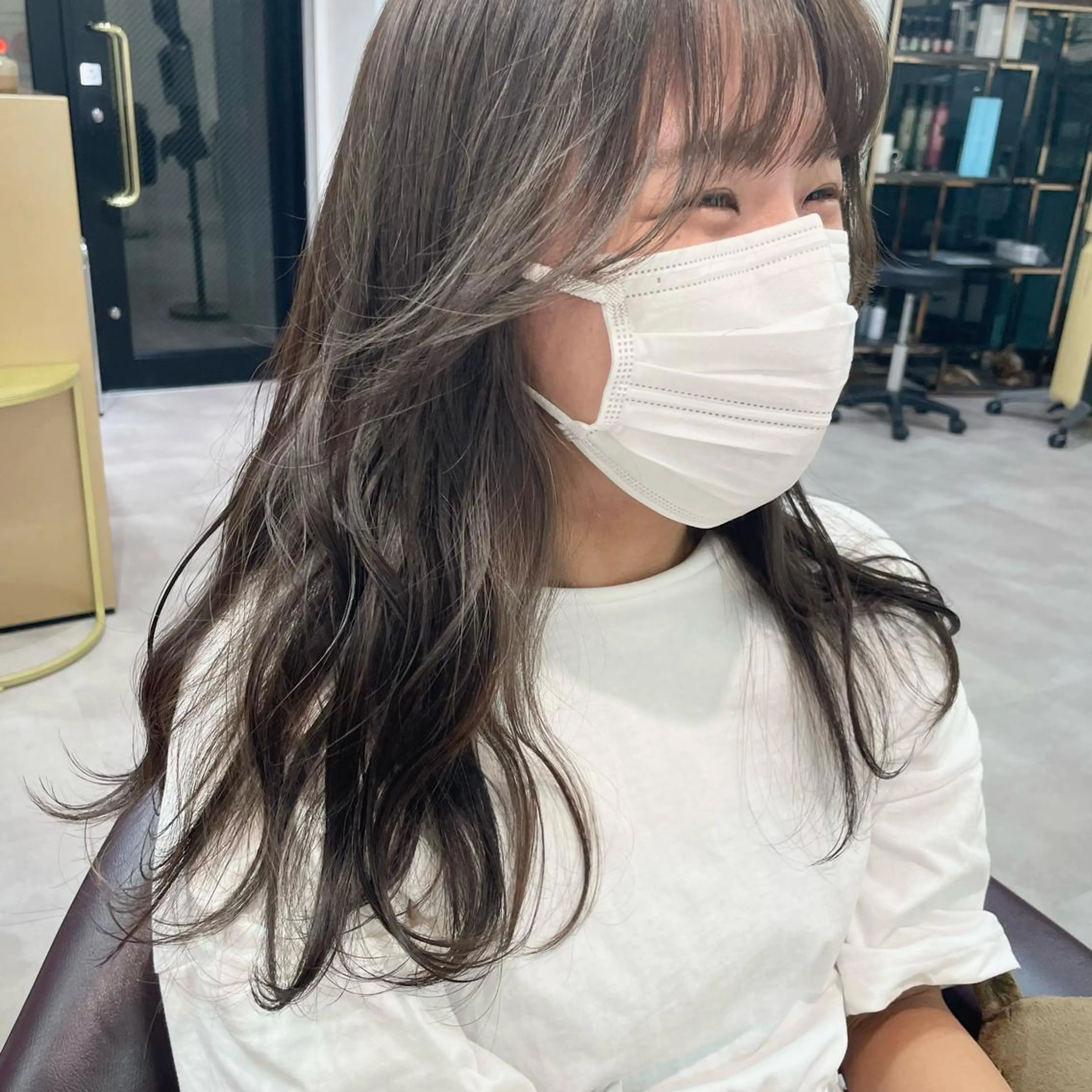 ロング カラー 松永 梨央のヘアスタイル