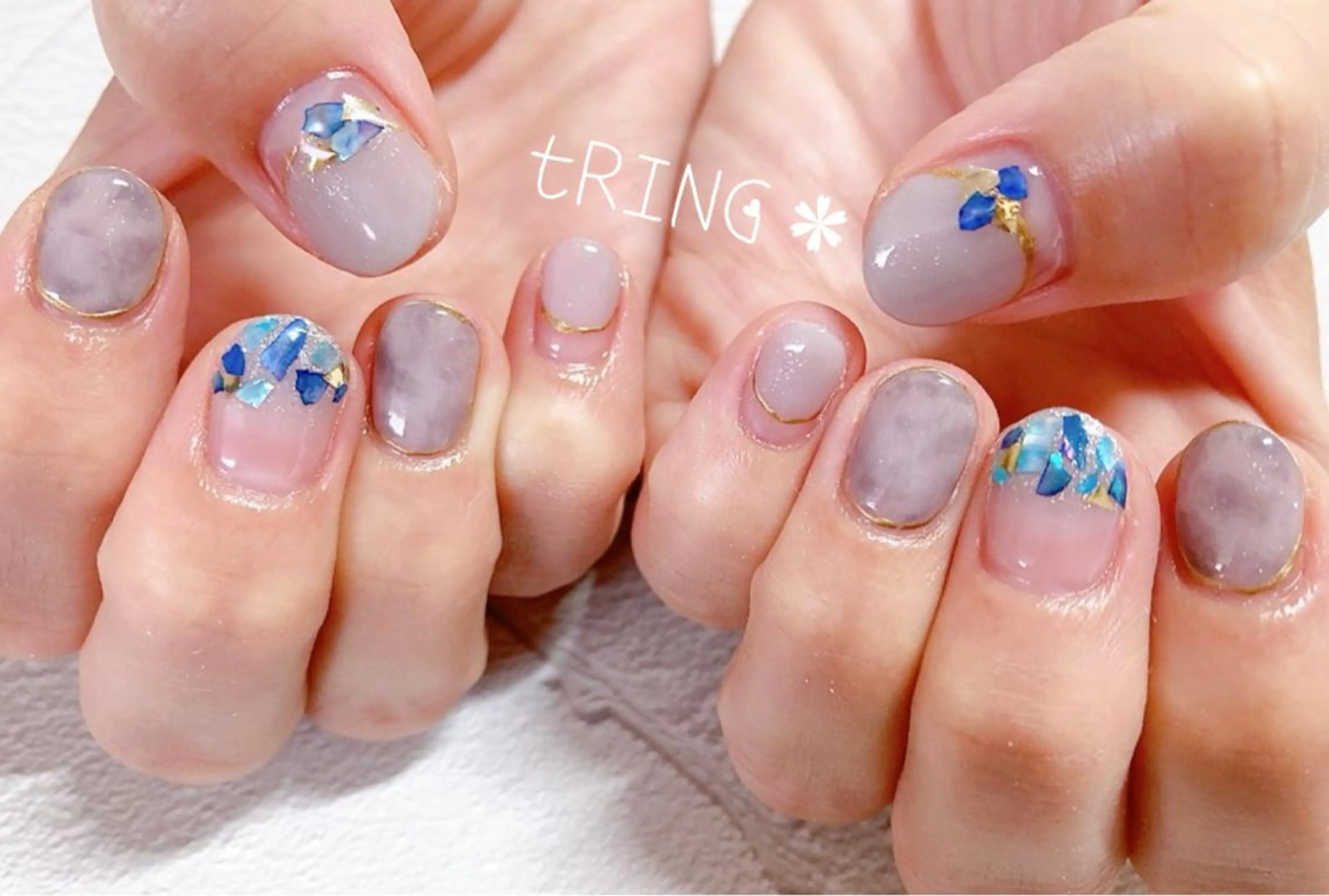 ネイル ハンドネイル tRING* しいの木台のネイルデザイン