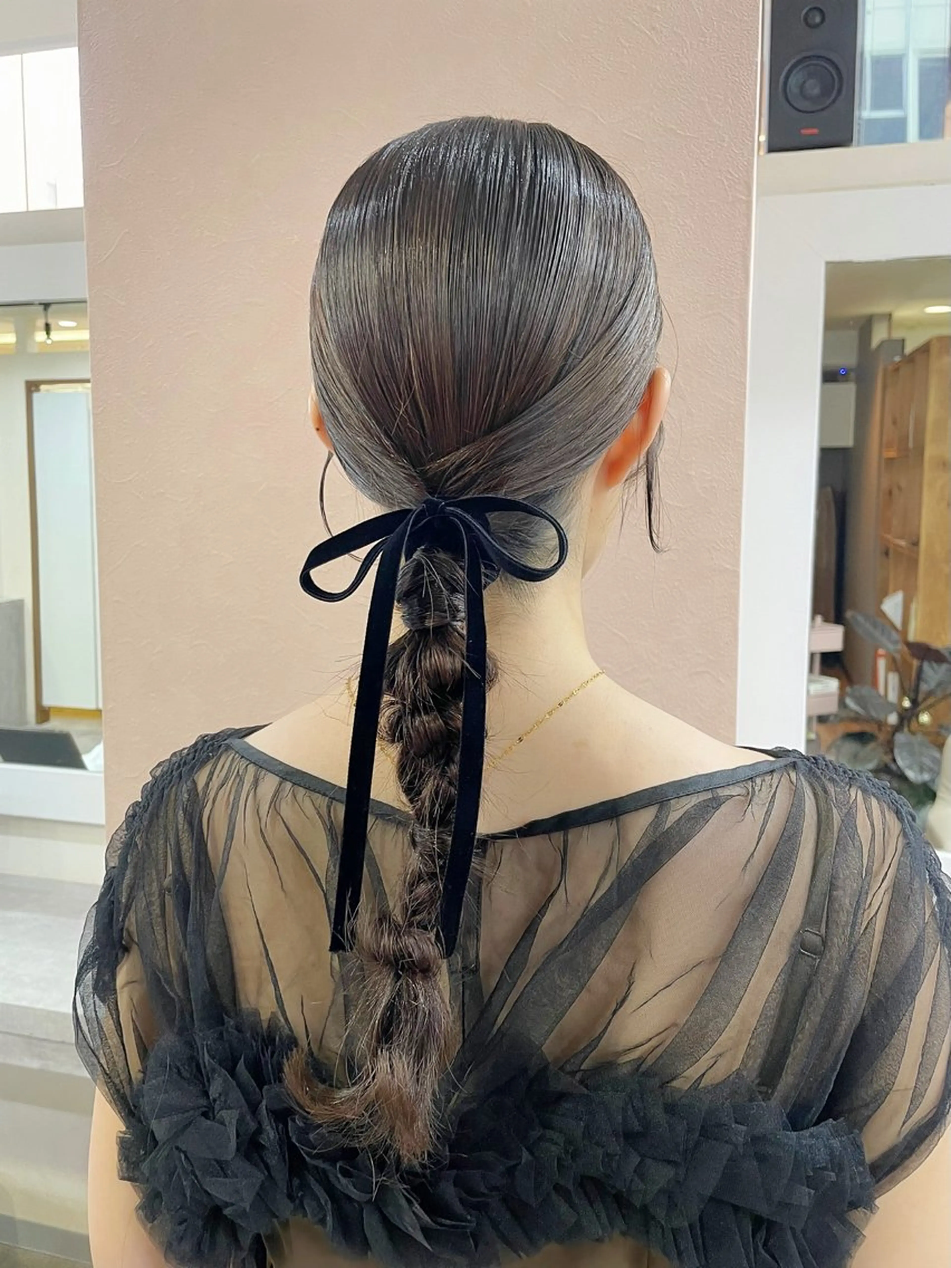 ロング ヘアアレンジ ヘアセット 韓国風パーマ/ヘア セット/店長みづきのヘアスタイル