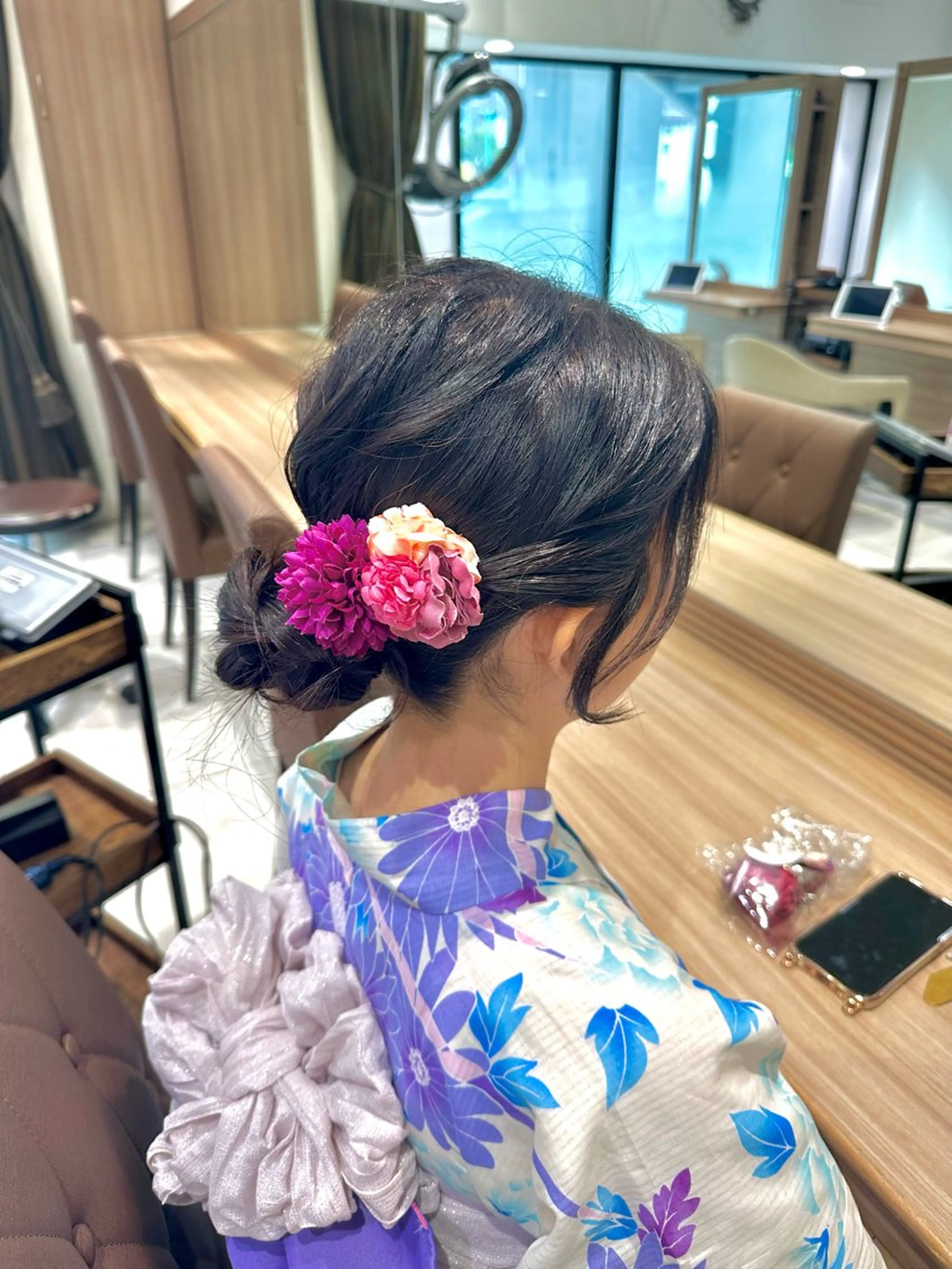 セミロング ヘアアレンジ ヘアセット メンズ特化/ パーマChihoのヘアスタイル