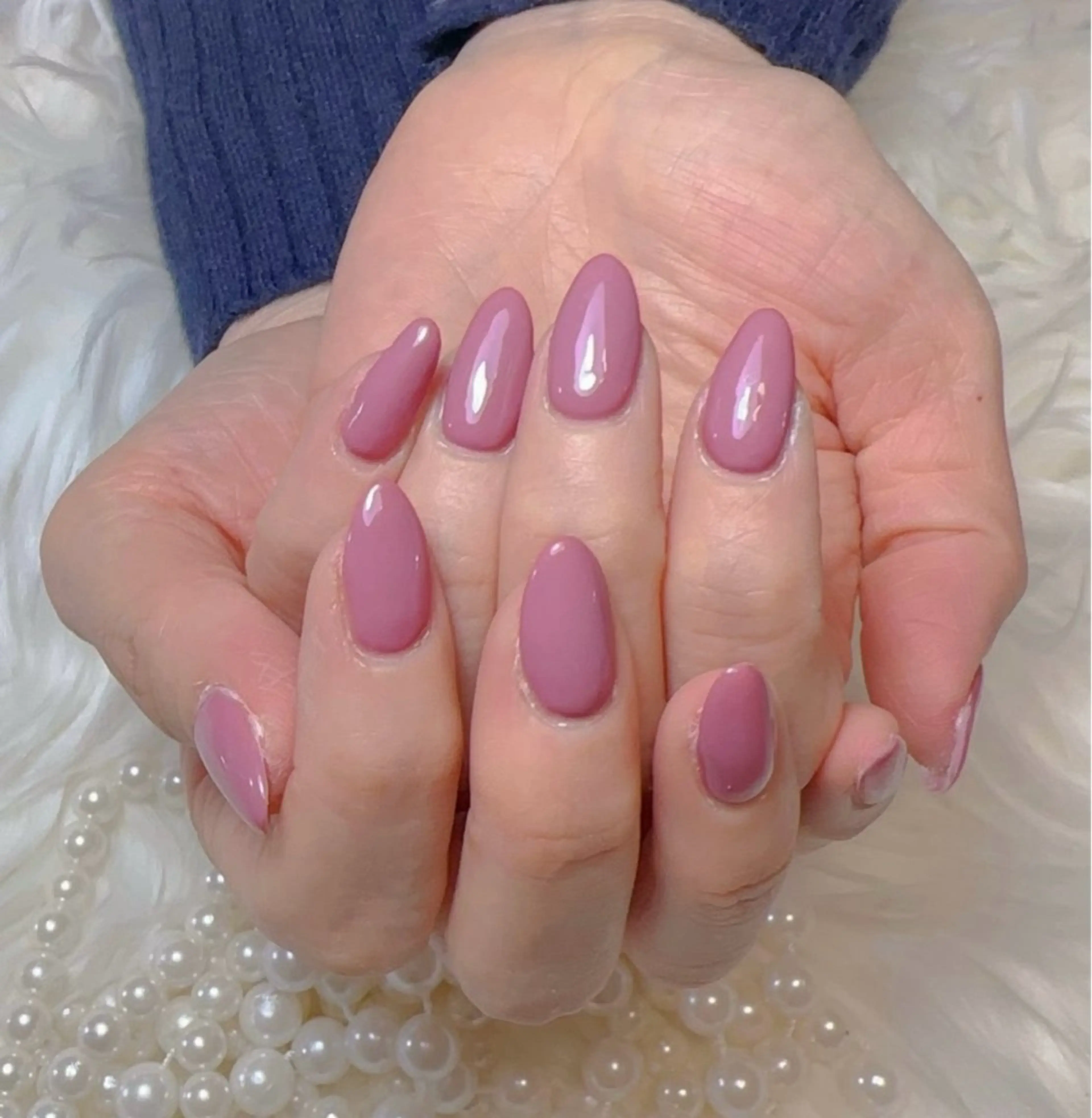 ネイル ワンカラーネイル 米澤 ハナユキのネイルデザイン