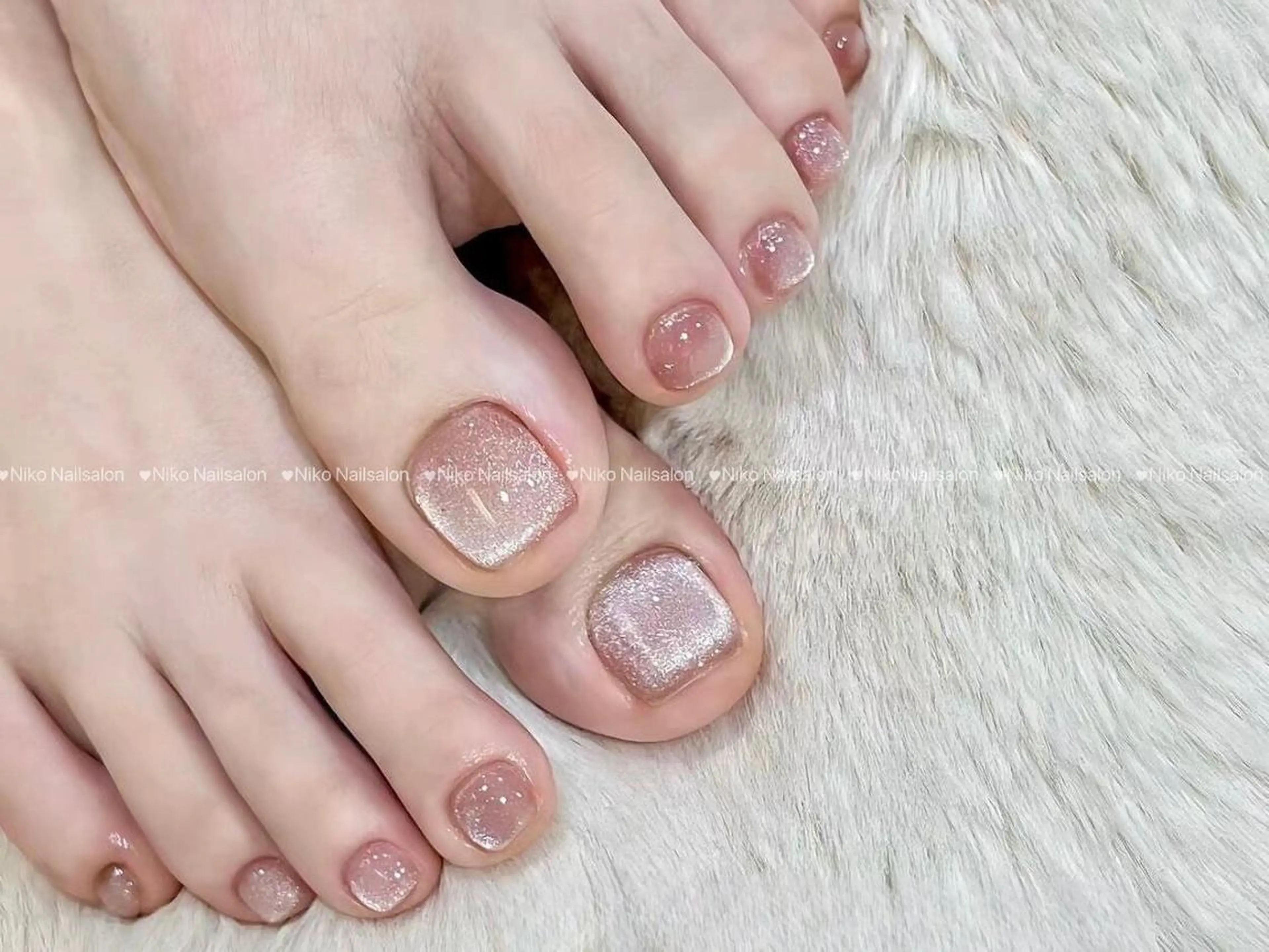 【2級持ち研修ネイリスト】フットマグネットワンカラー¥2980の写真