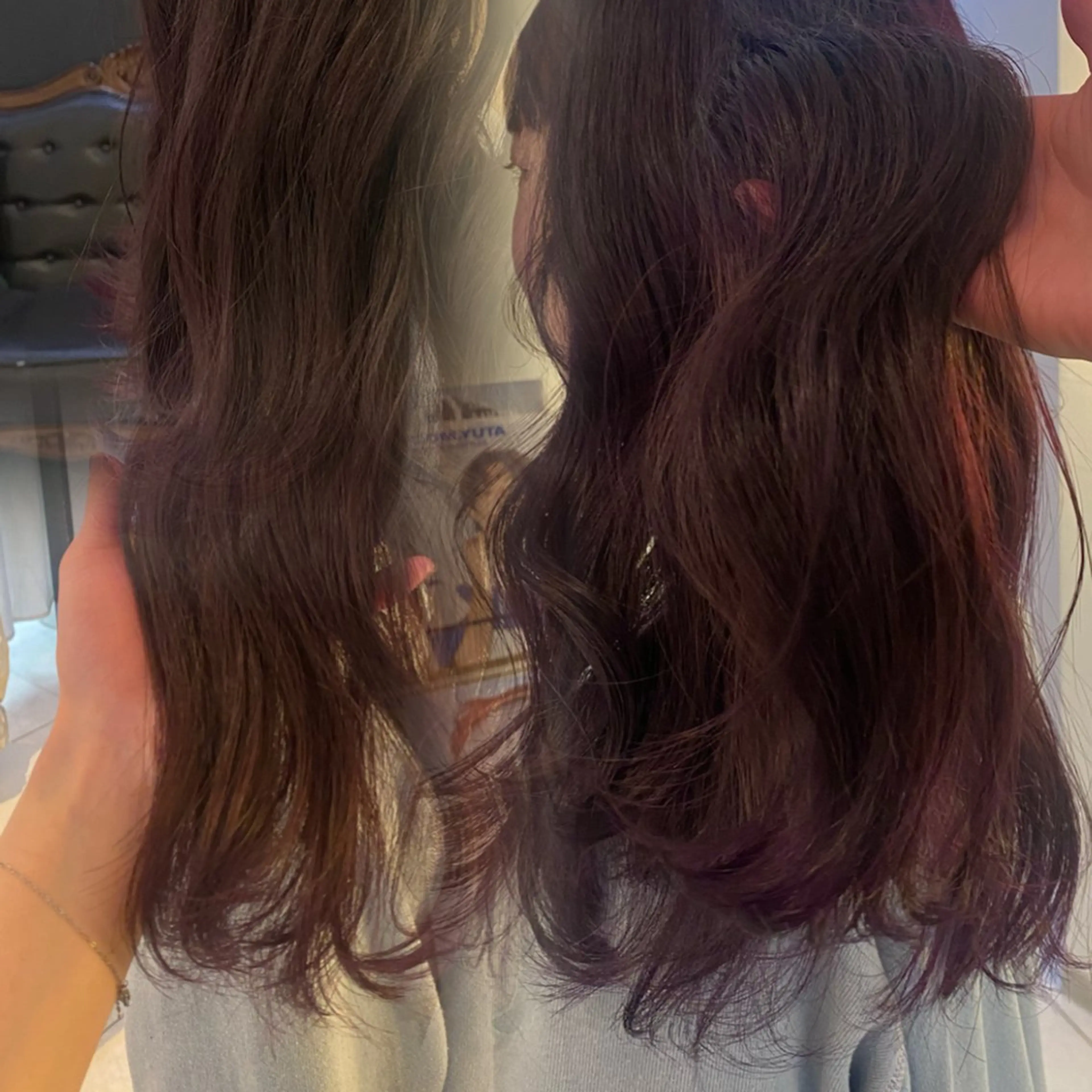 カラー ブリーチ ブリーチなしカラー カット ヘアカラー トリートメント mai / linoah˚✧のヘアスタイル